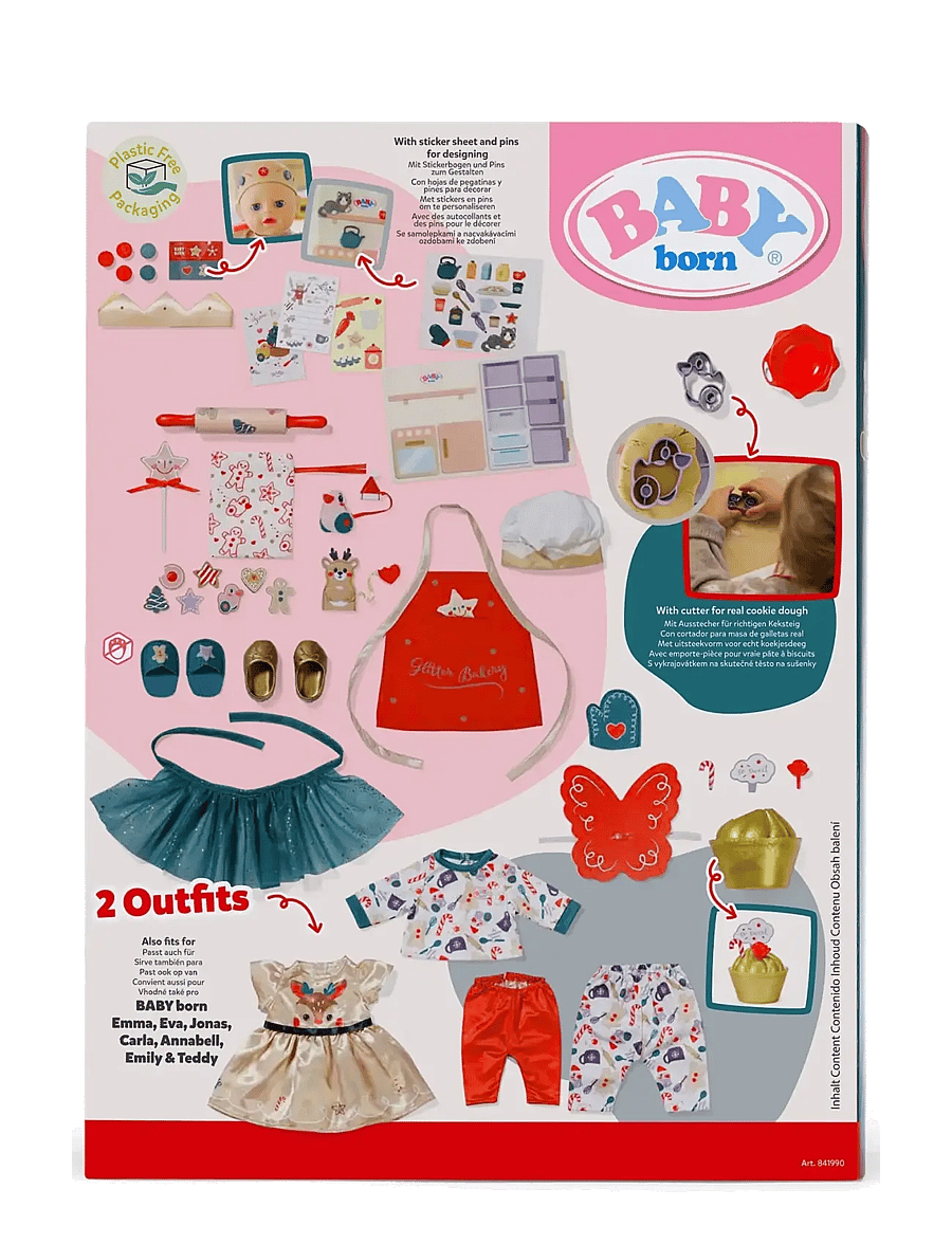 BABY born - BABY born Advent Calendar 43cm - nuken vaatteet - multicolor - 4