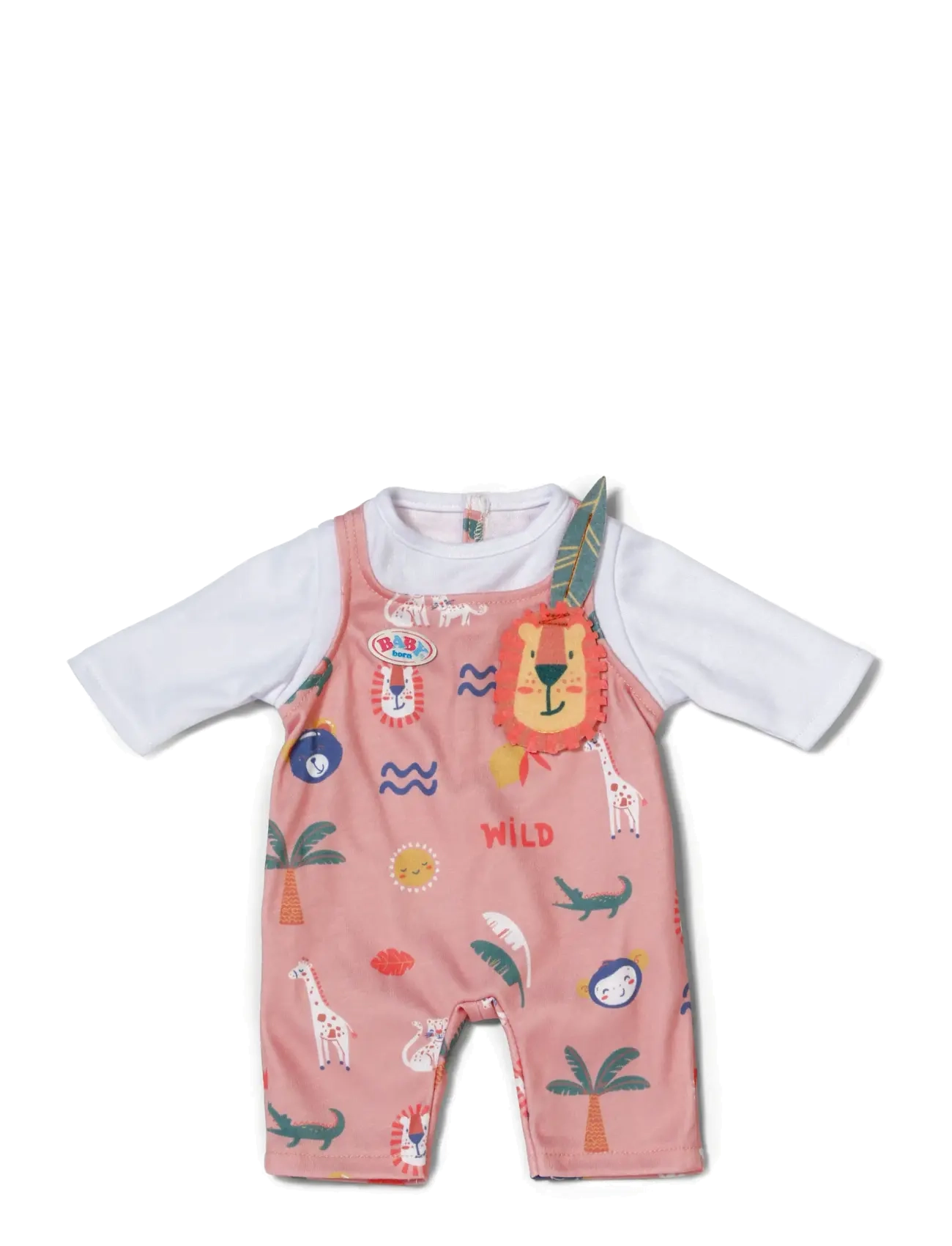 BABY born Romper Jungle 43Cm, Børn, Doll Clothes, Hvid, Str: ONE SIZE