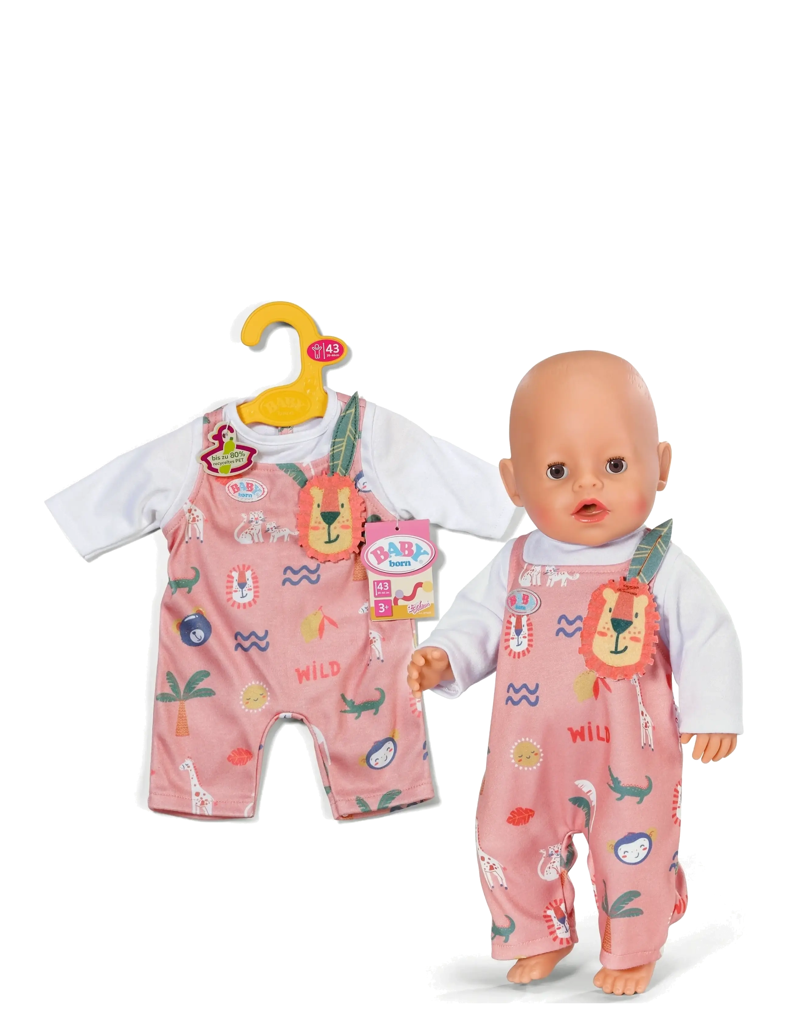 BABY born - BABY born Romper Jungle 43cm - dockkläder - multicolor - 1