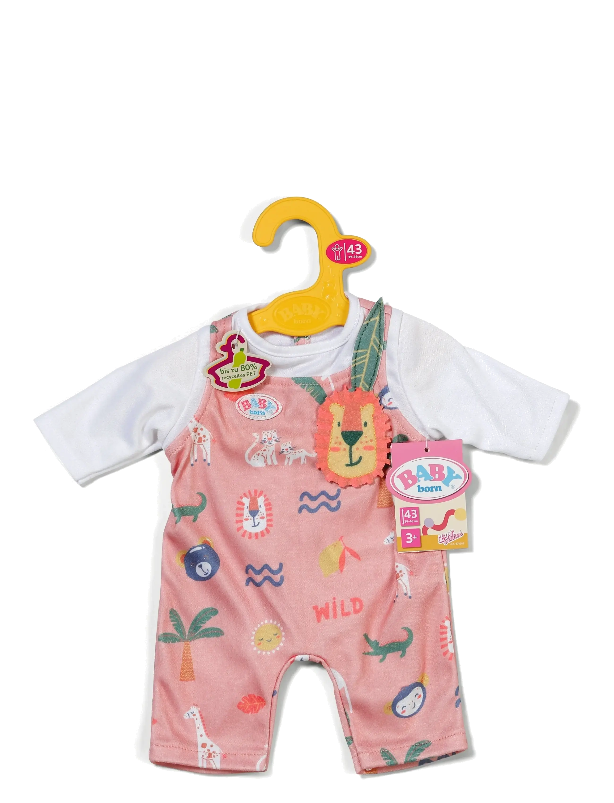 BABY born - BABY born Romper Jungle 43cm - dockkläder - multicolor - 2
