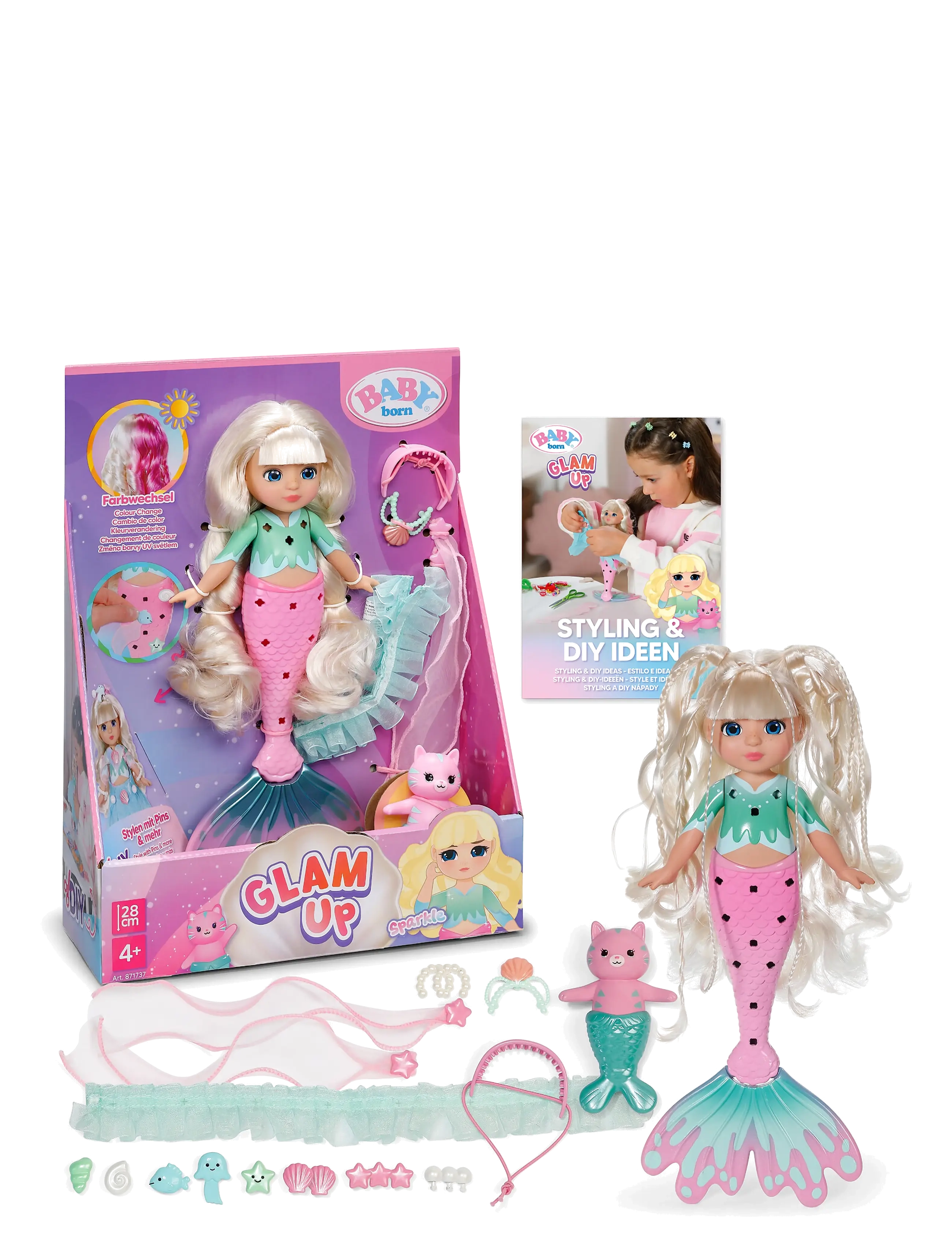 BABY born - BABY born Glam Up Sparkle - dukker - multicolor - 2