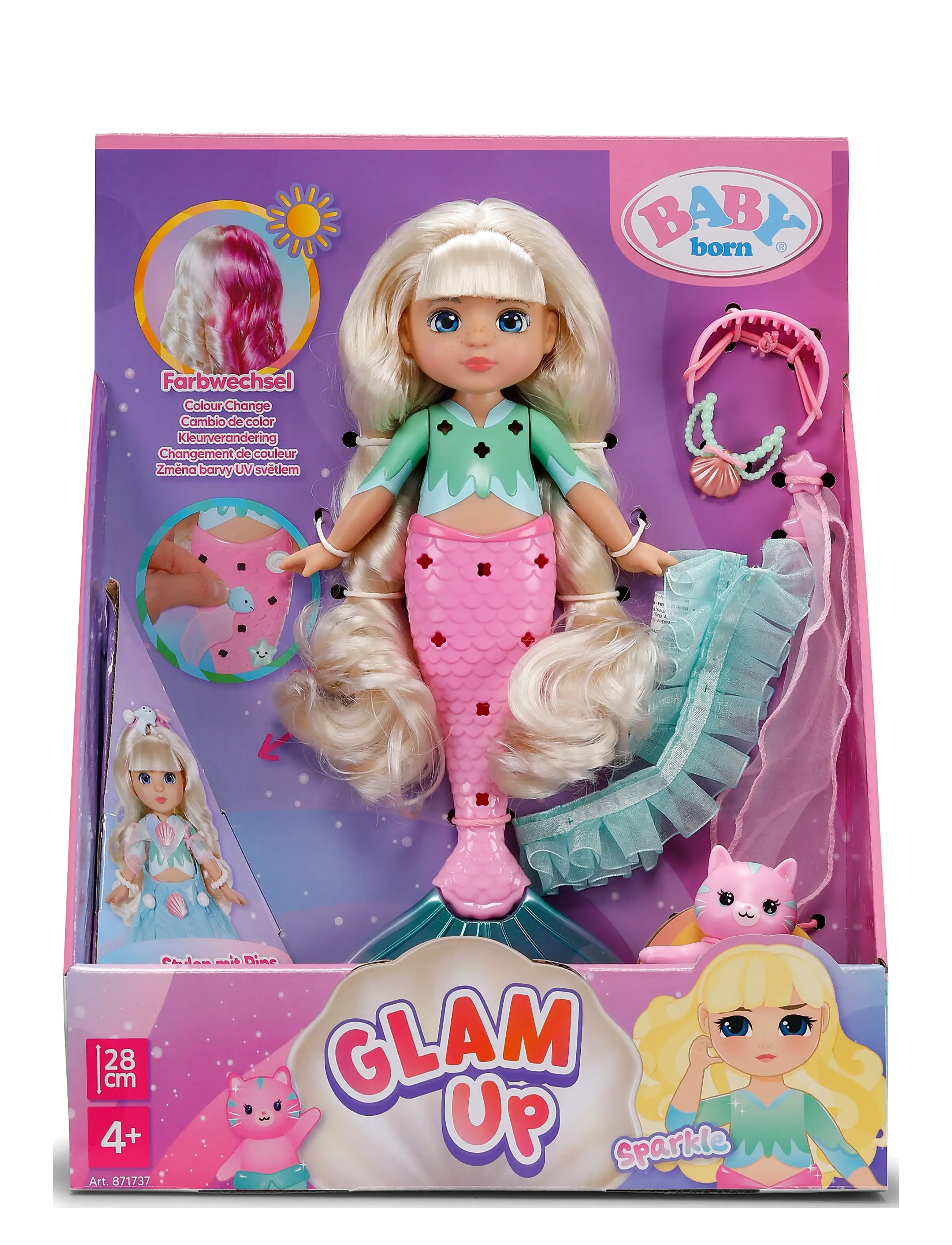 BABY born - BABY born Glam Up Sparkle - dukker - multicolor - 4