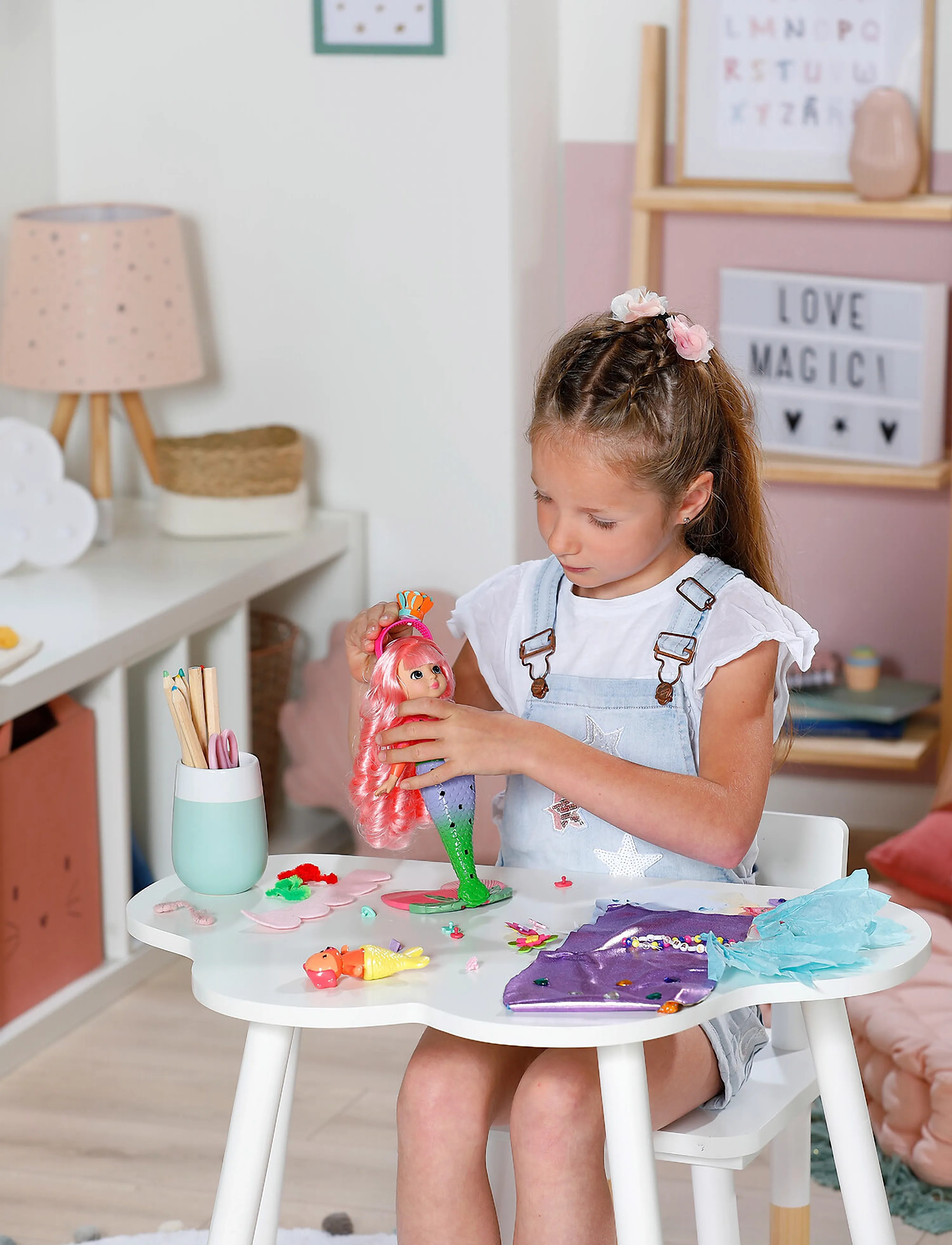 BABY born Baby Born Glam Up Sunshine, One Size, Pink, Dukker Og Tilbehør > Dukker, Børn