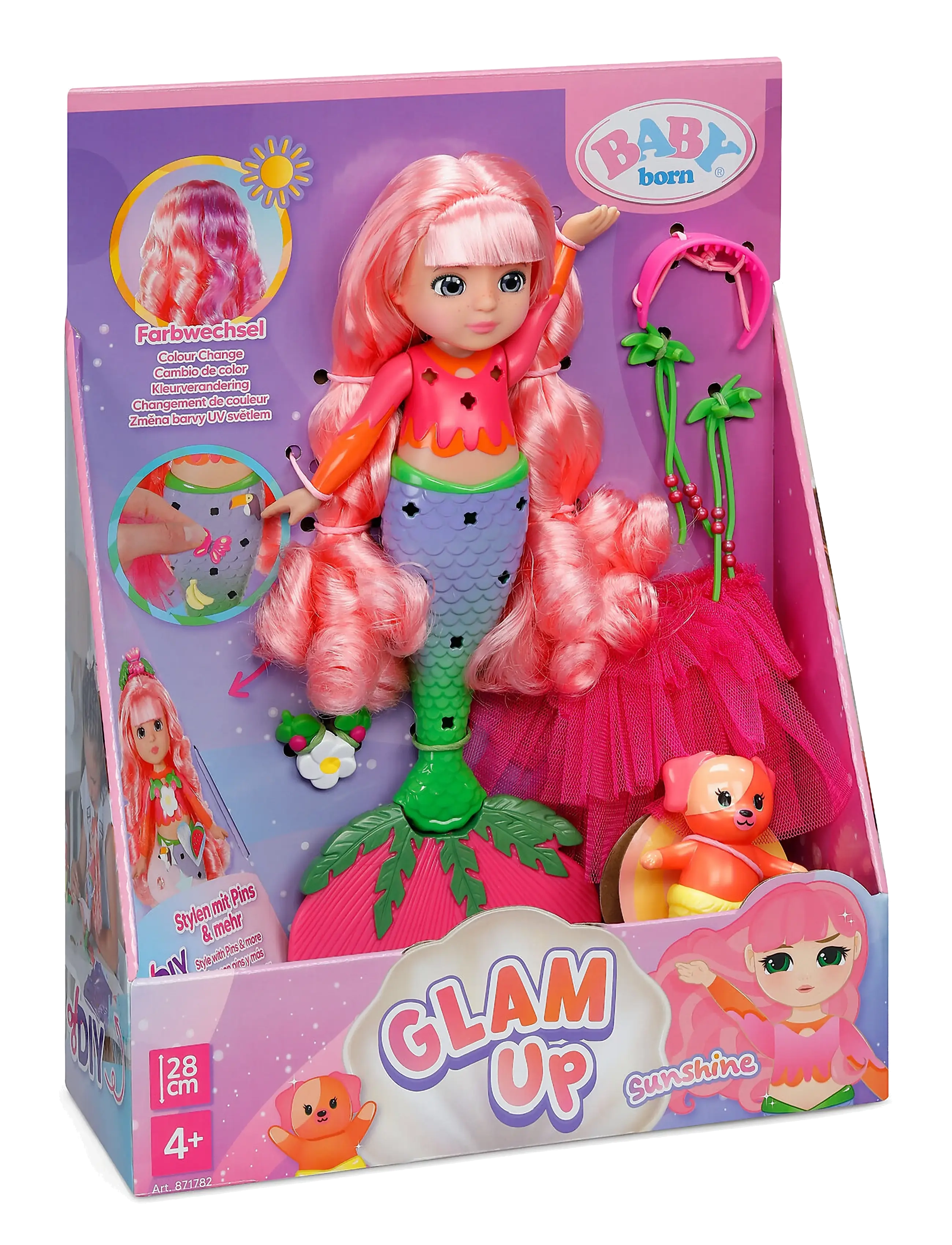 BABY born - BABY born Glam Up Sunshine - dúkkur - multicolor - 4