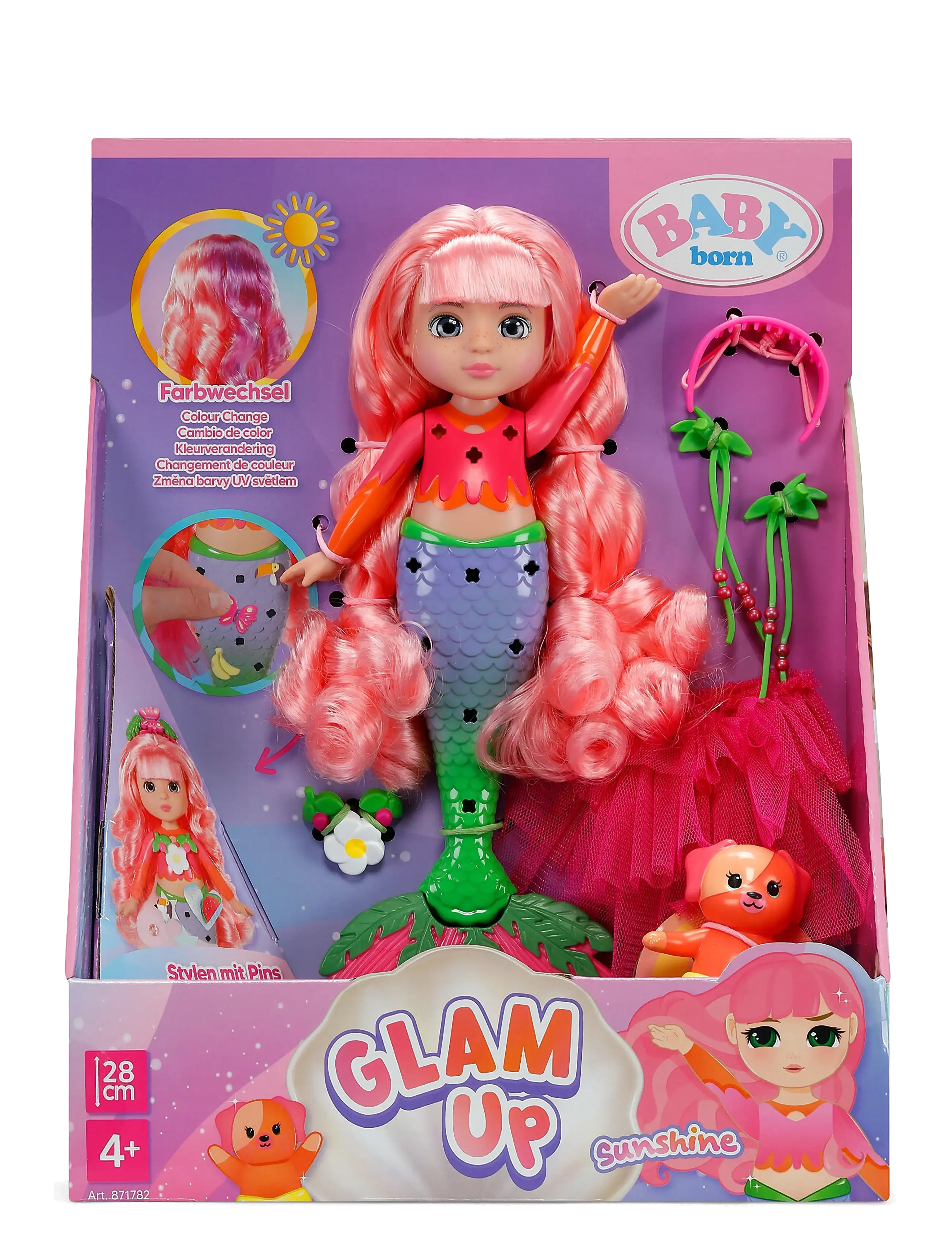 BABY born - BABY born Glam Up Sunshine - dúkkur - multicolor - 5