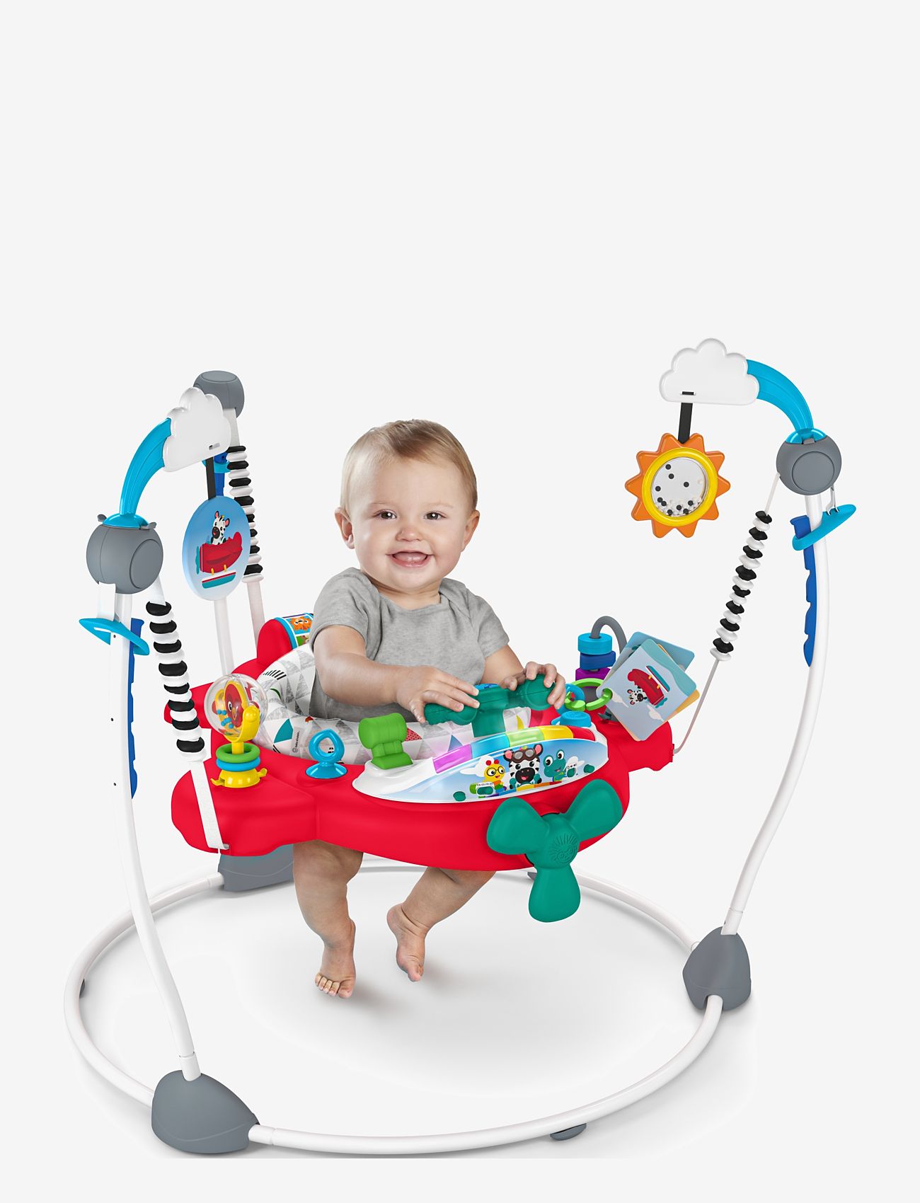 Baby Einstein - 2-i-1 Activity Jumper: Sky Explorers - gåstolar - multi coloured - 1