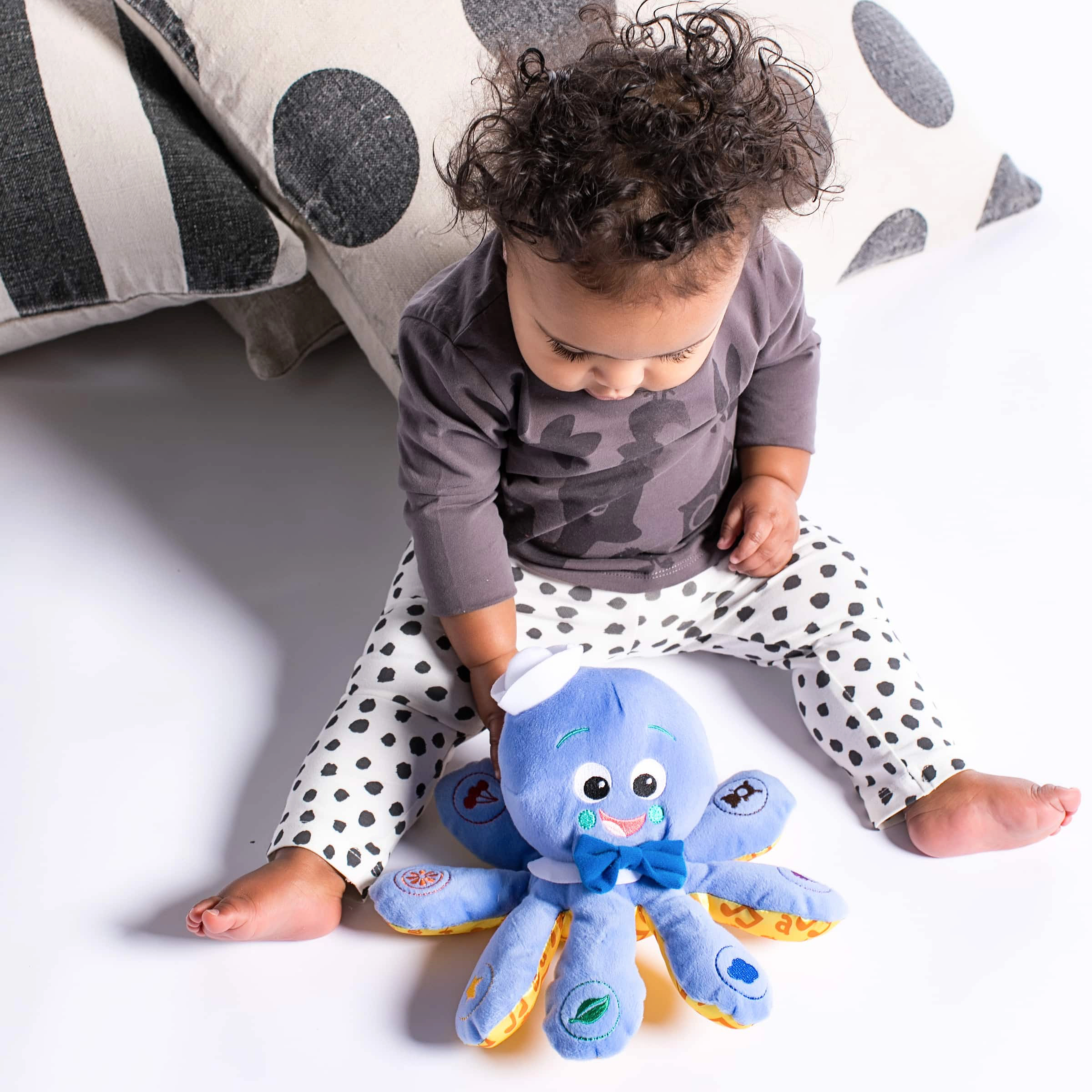 Baby Einstein - Octoplush Blæksprutte - musikalske plysdyr - blue - 5