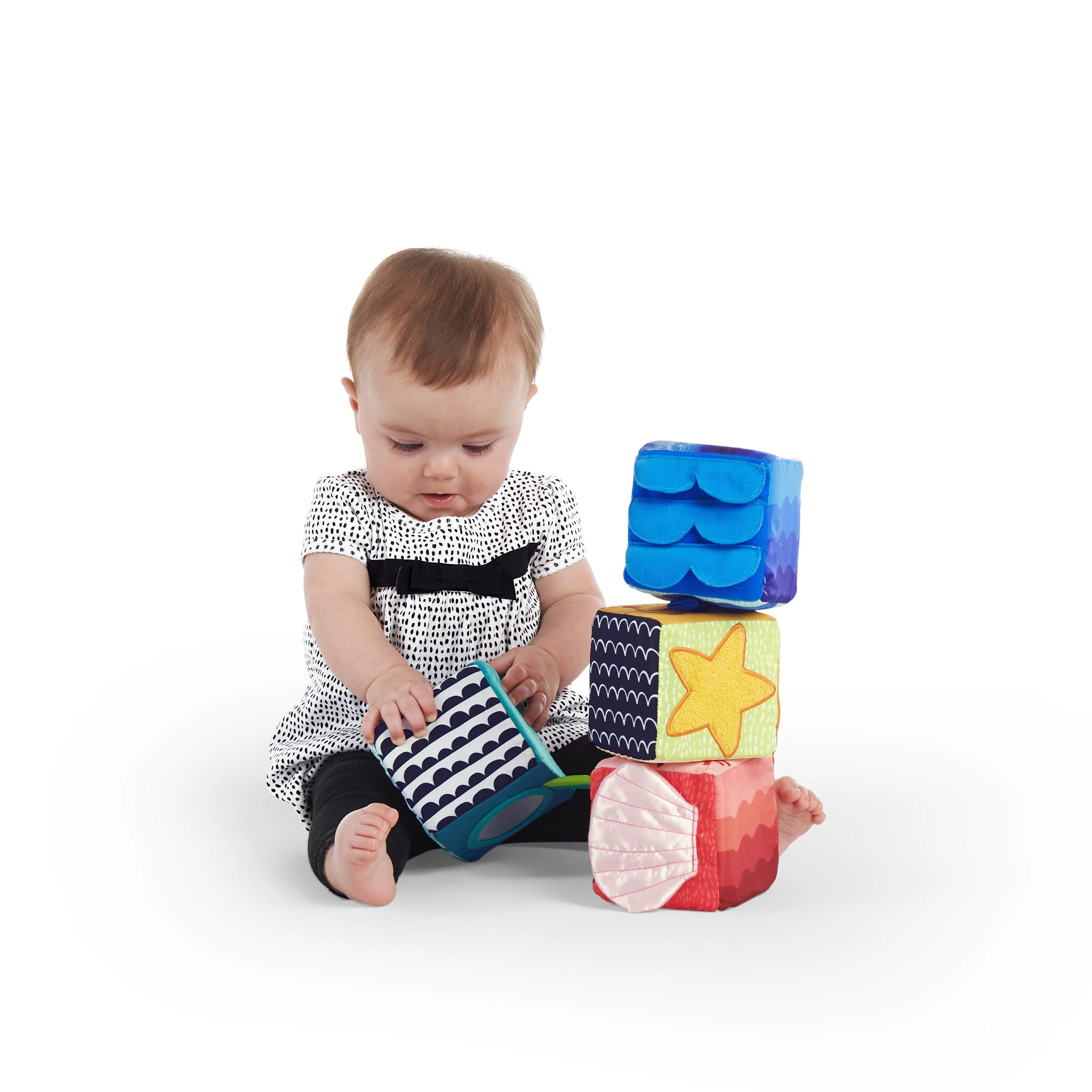 Baby Einstein Explore & Discover Soft Klodser, Børn, Activity Legetøj, Multi/mønstret, Str: ONE SIZE
