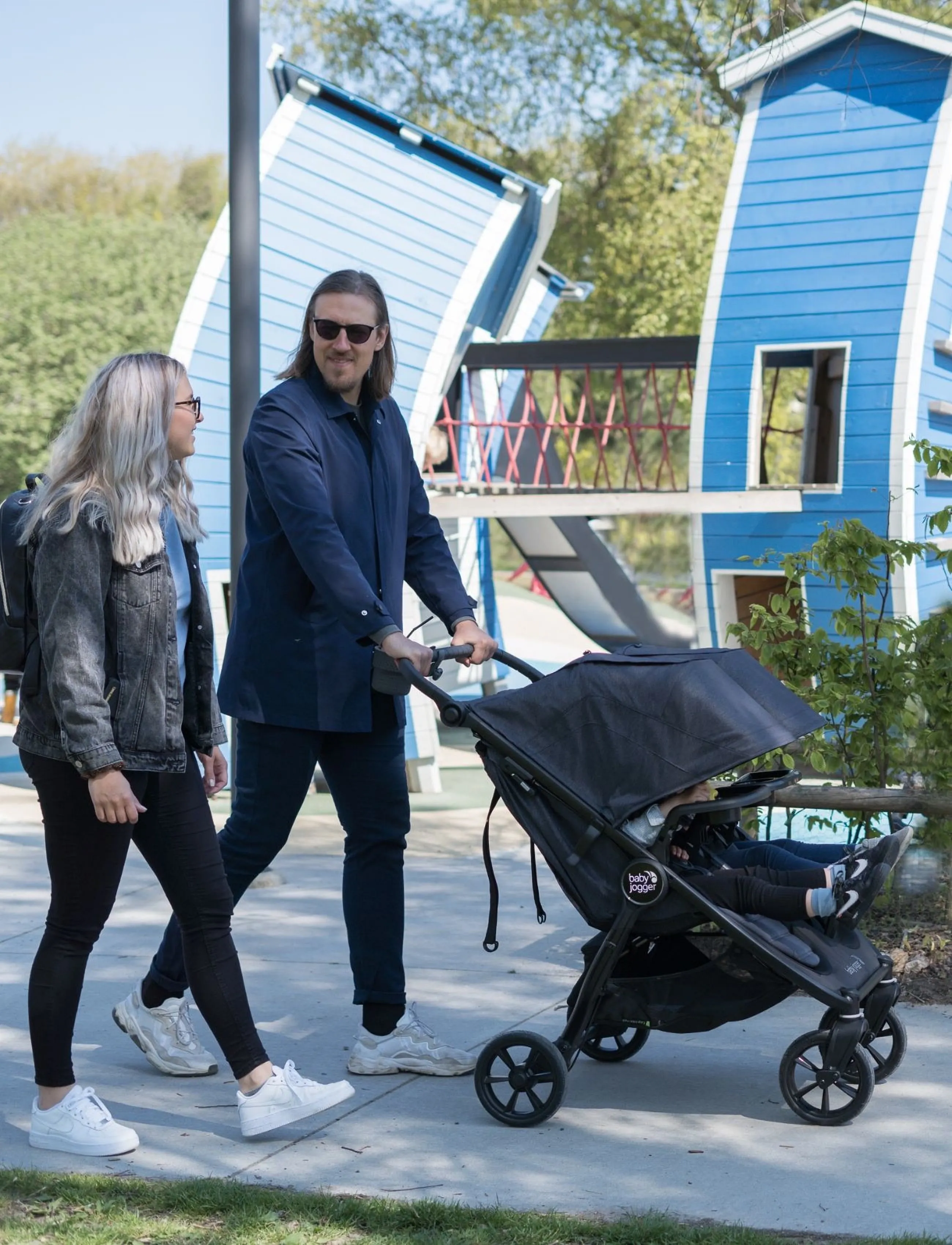 Baby Jogger City Mini Gt2 Double Jet, 23KG/SEAT, Strollers & Accessories, Schwarz - Strollers, Kinder