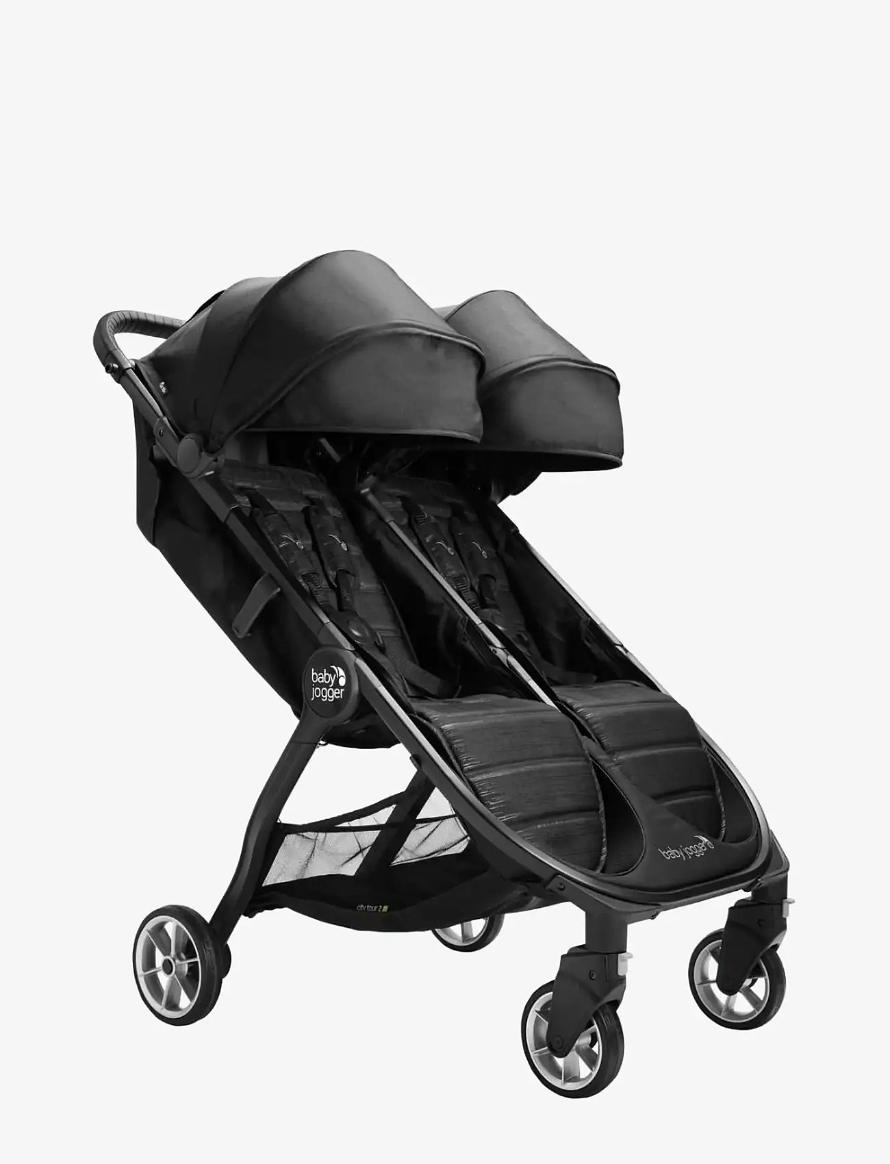 Baby Jogger - City Tour 2 Double - Pitch Black - strollers & accessories - pitch black - 0
