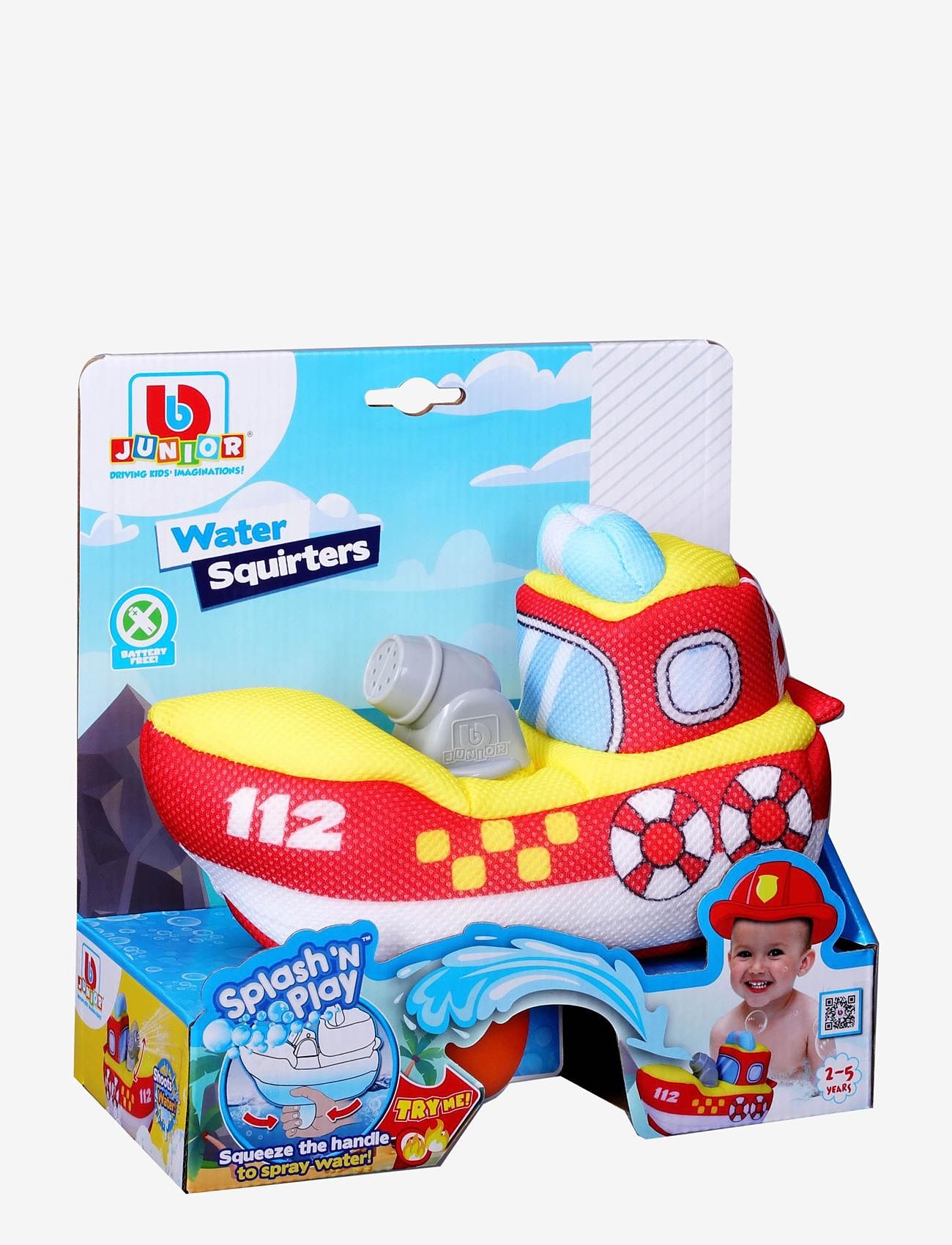 BB Junior - BB Junior Water Squirter Fire Boat - badespielzeug - red - 1