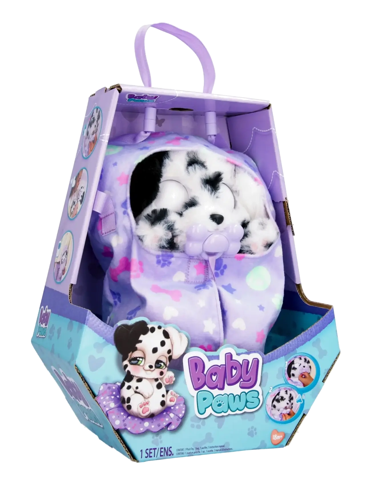 Baby Paws - Baby Paws Spotty The Dalmatian 24 cm - tøjdyr - muti - 1