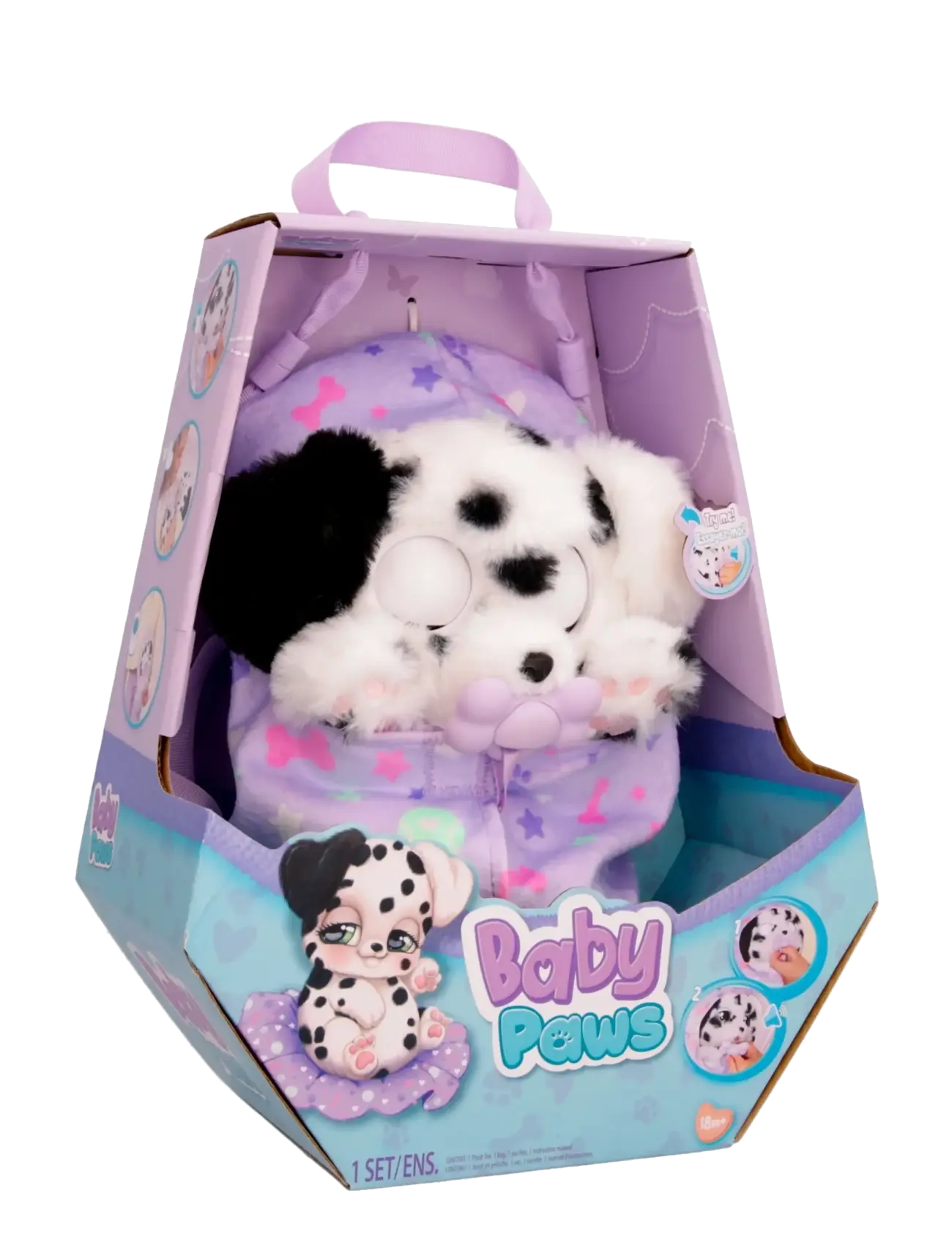 Baby Paws - Baby Paws Spotty The Dalmatian 24 cm - tøjdyr - muti - 5