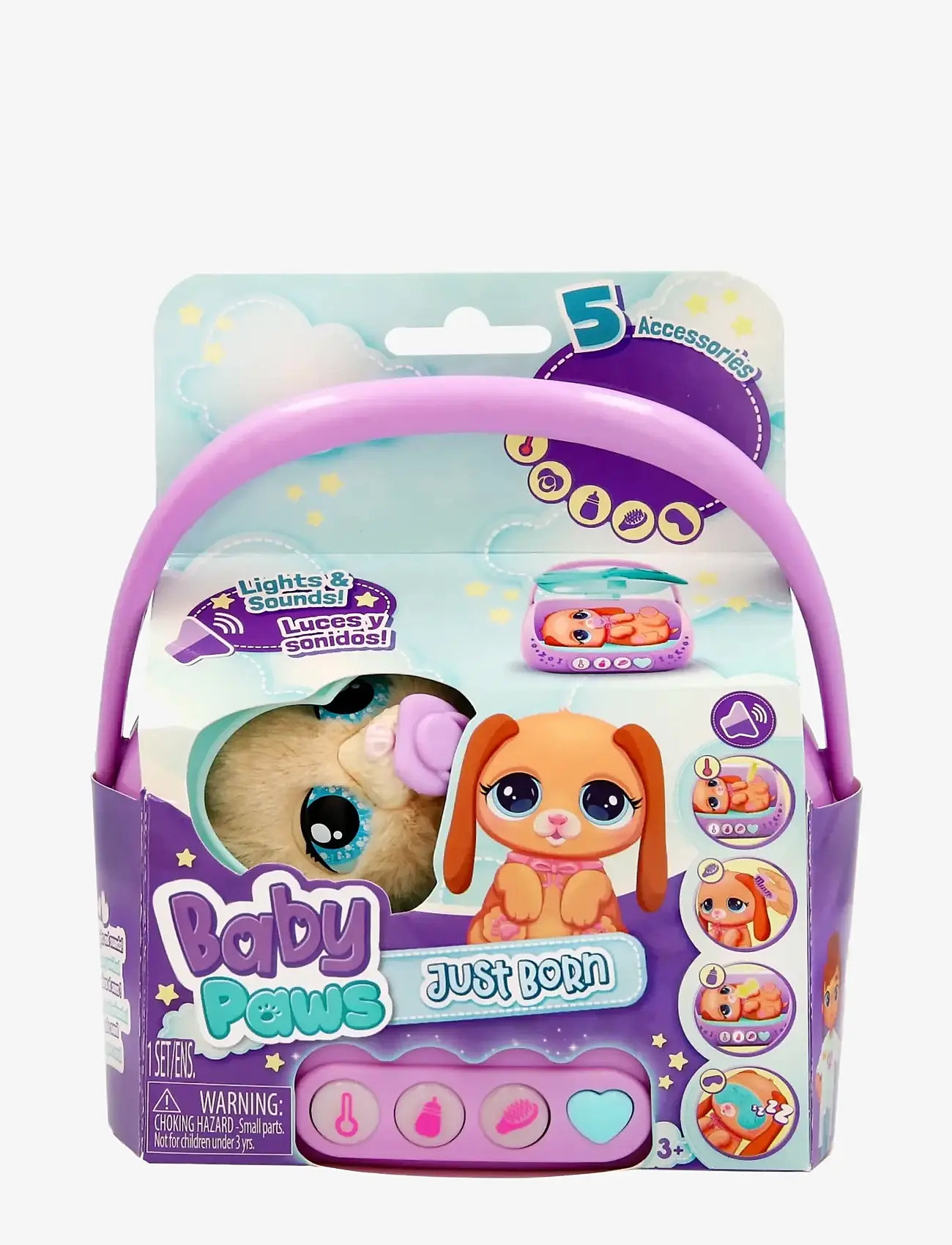 Baby Paws Baby Paws Just Born Puppy (Multi/Beige) - 299 kr | Boozt.com