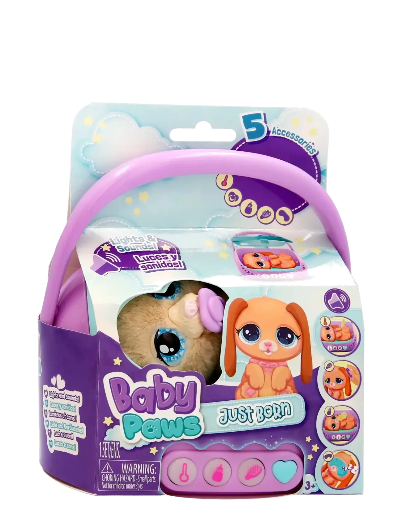 Baby Paws - Baby Paws Just Born Puppy - interaktive dyr - multi - 1