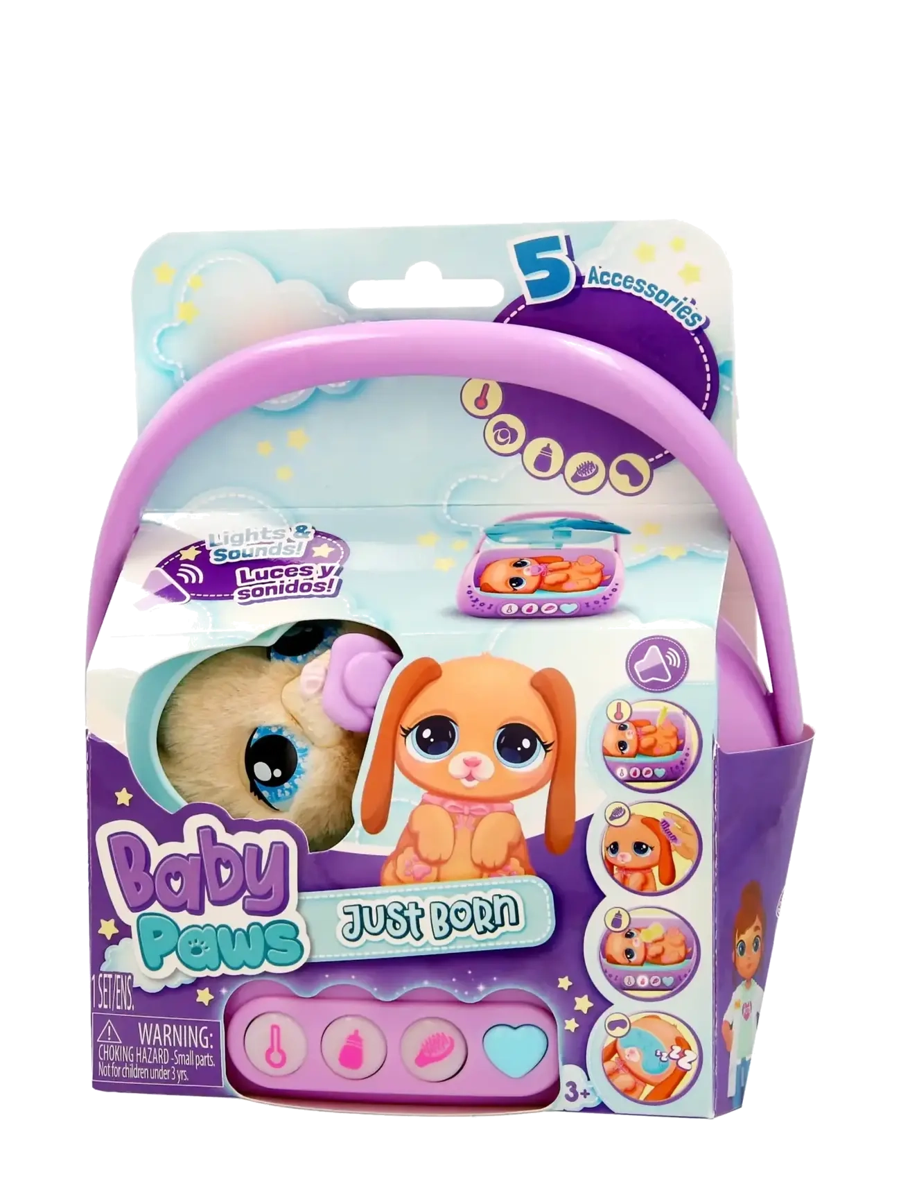 Baby Paws - Baby Paws Just Born Puppy - interaktive dyr - multi - 2