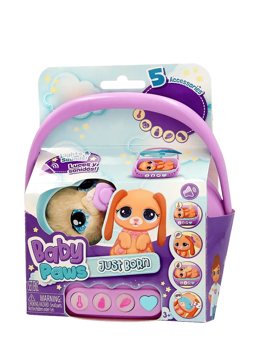 Baby Paws - Baby Paws Just Born Puppy - interaktiva djur - multi - 2