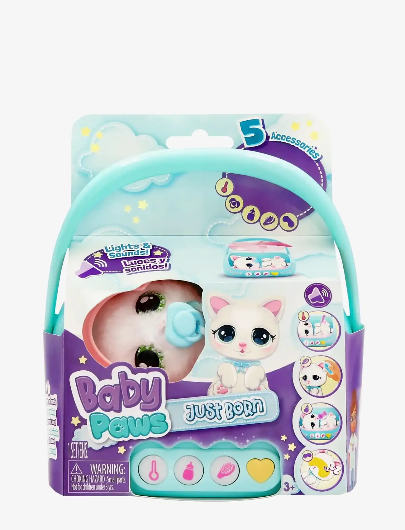 Baby Paws - Baby Paws Just Born Cat - interaktive dyr - multi - 1