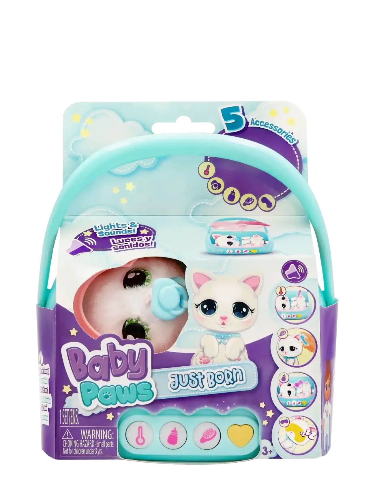 Baby Paws Baby Paws Just Born Cat - Interaktive dyr & Roboter - MULTI / multi