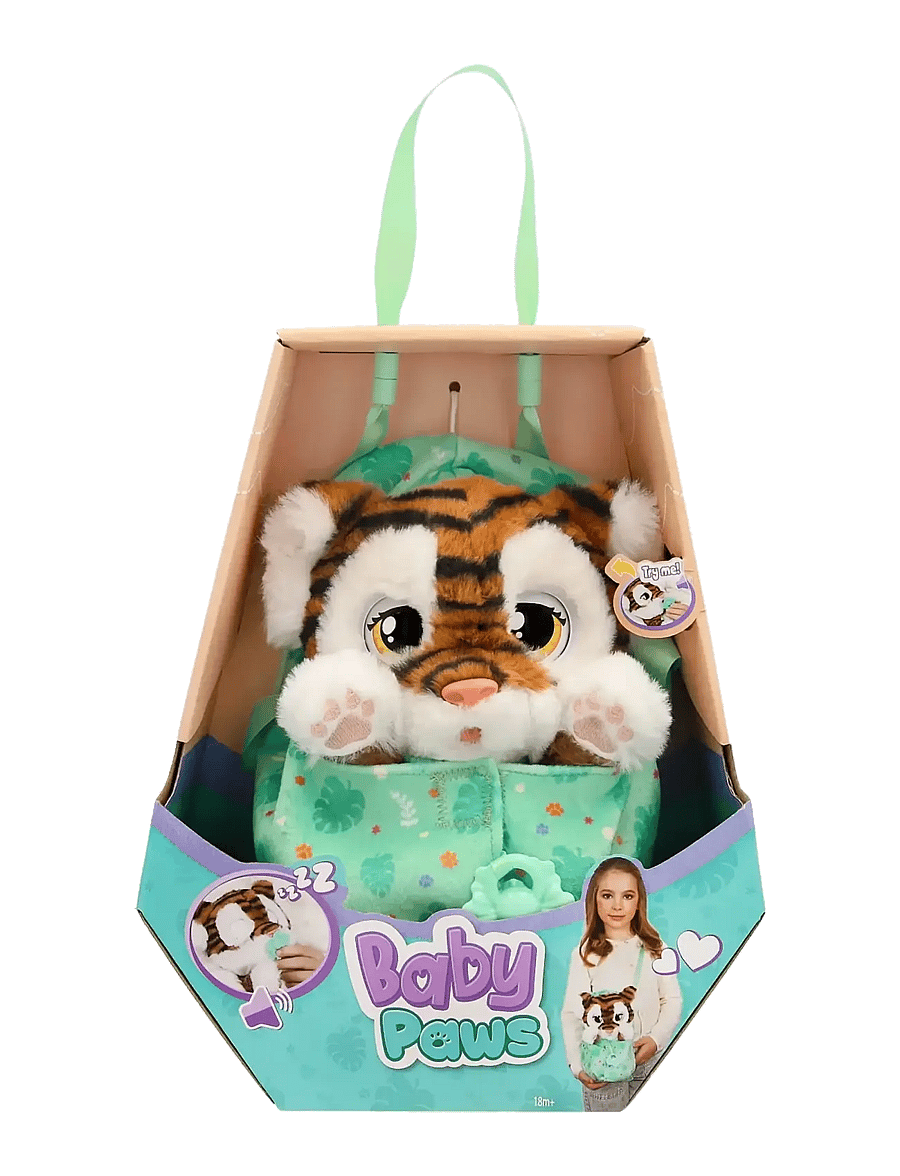 Baby Paws - Baby Paws 24 cm - Tiger - tøjdyr - muti - 1