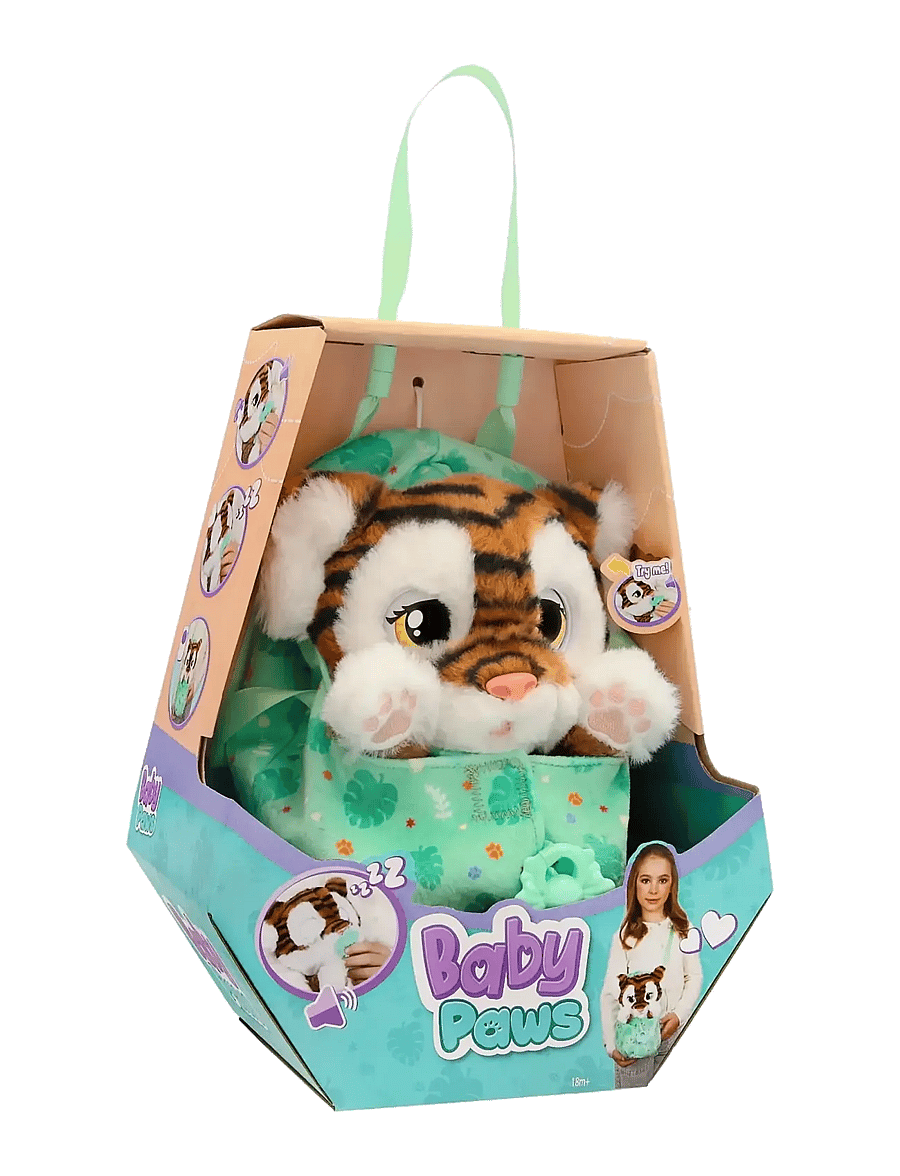Baby Paws - Baby Paws 24 cm - Tiger - tøjdyr - muti - 2