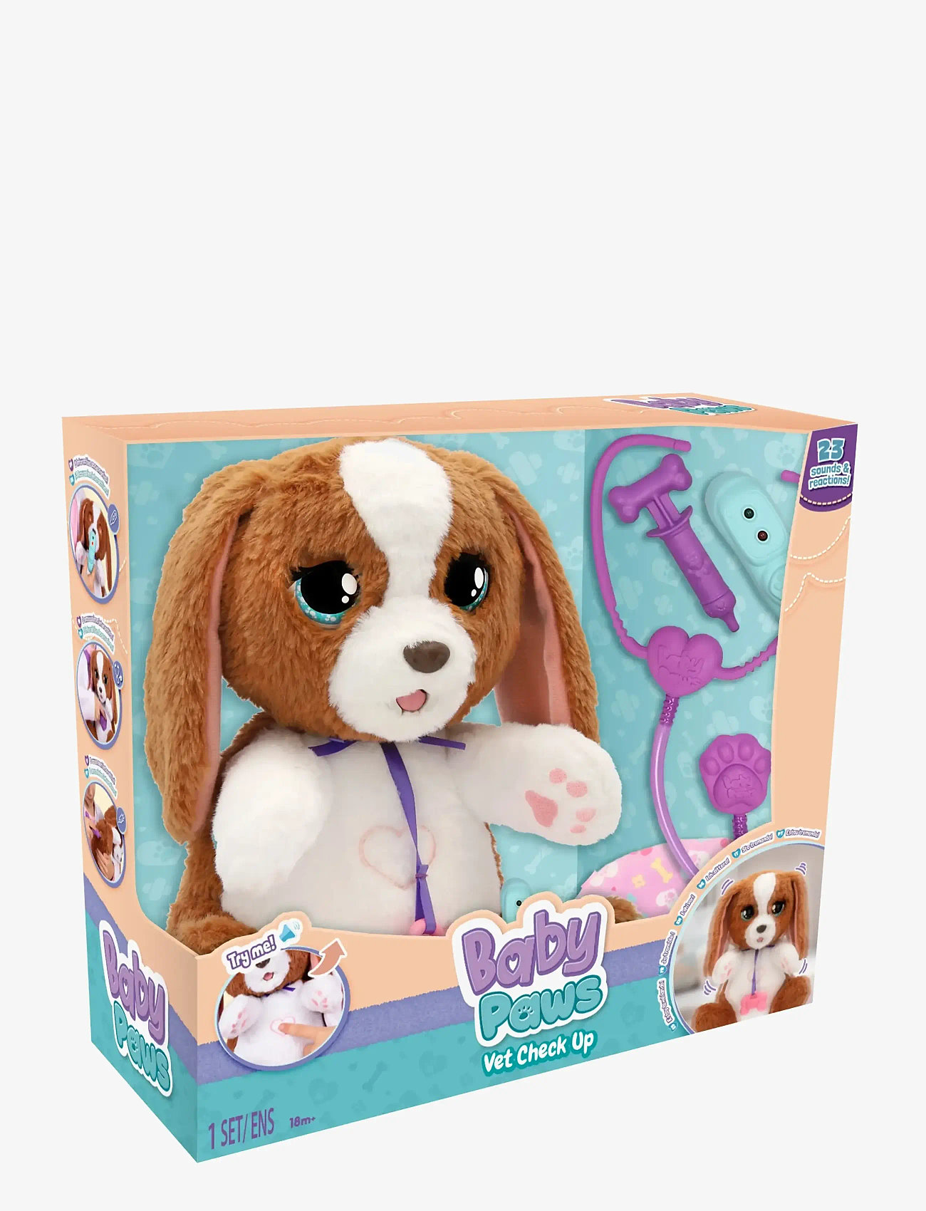 Baby Paws - Baby Paws Interactive Puppy - Vet Check Up - interaktiva djur - muti - 3
