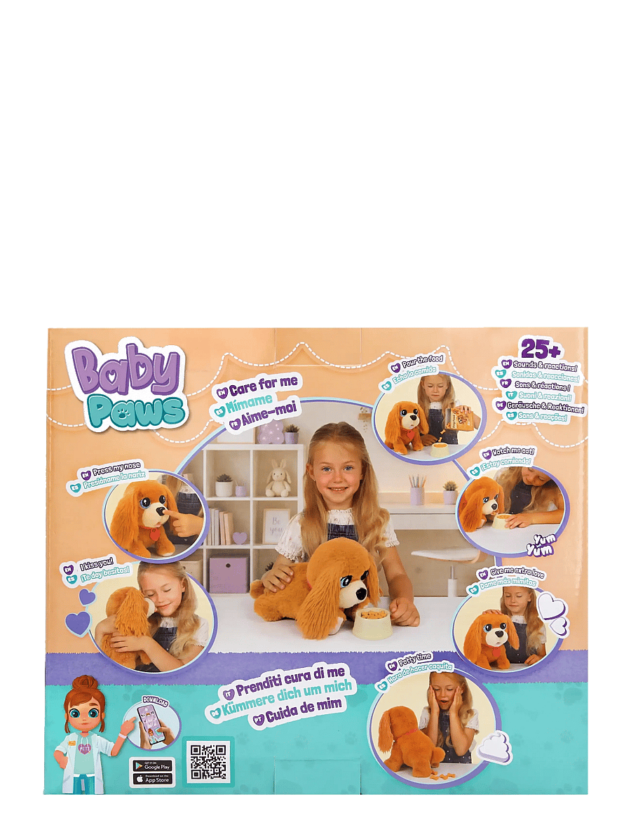 Baby Paws - Baby Paws Eat & Go - interaktiva djur - multi - 3
