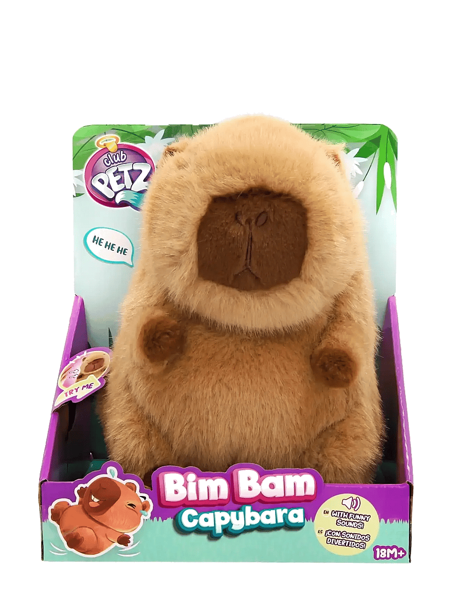 Baby Paws - Club Petz Bim Bam Capybara 16cm - interaktiva djur - multi - 1