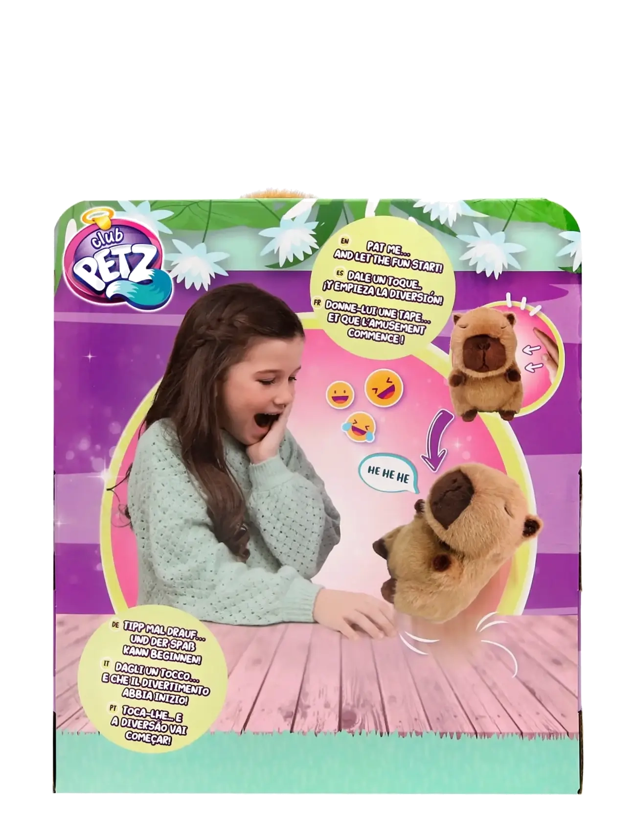 Baby Paws - Club Petz Bim Bam Capybara 16cm - interaktiva djur - multi - 4