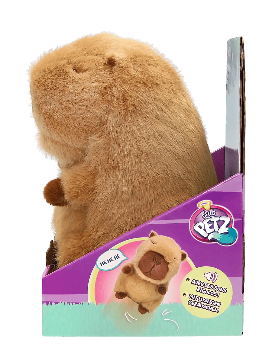 Baby Paws - Club Petz Bim Bam Capybara 16cm - interaktiva djur - multi - 5