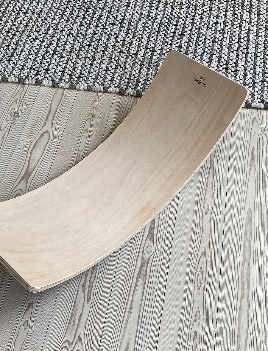 BabyDan - Balance board by Babydan - gjafahugmyndir - wood/gey felt - 5