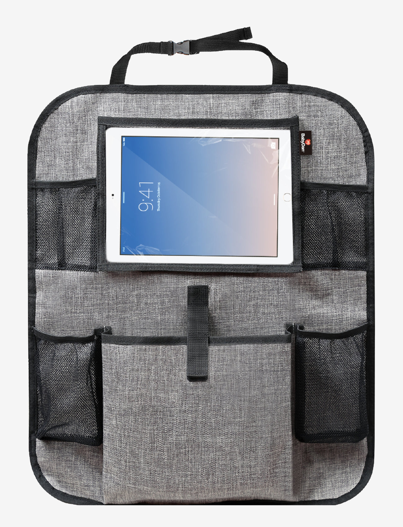BabyDan - Back Seat organizer by BabyDan - traveling with baby - grey - 1