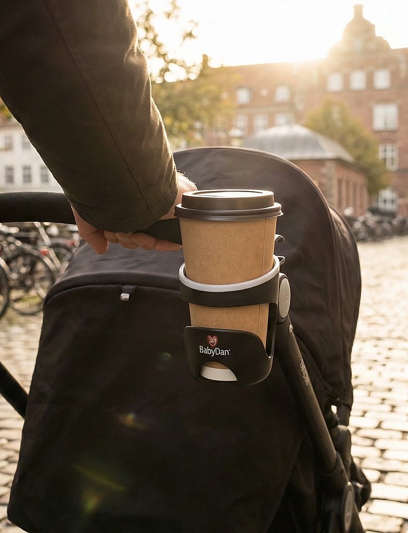 BabyDan - Cup holder for stroller/pram by BabyDan - kinderwagen-accessoires - black - 0
