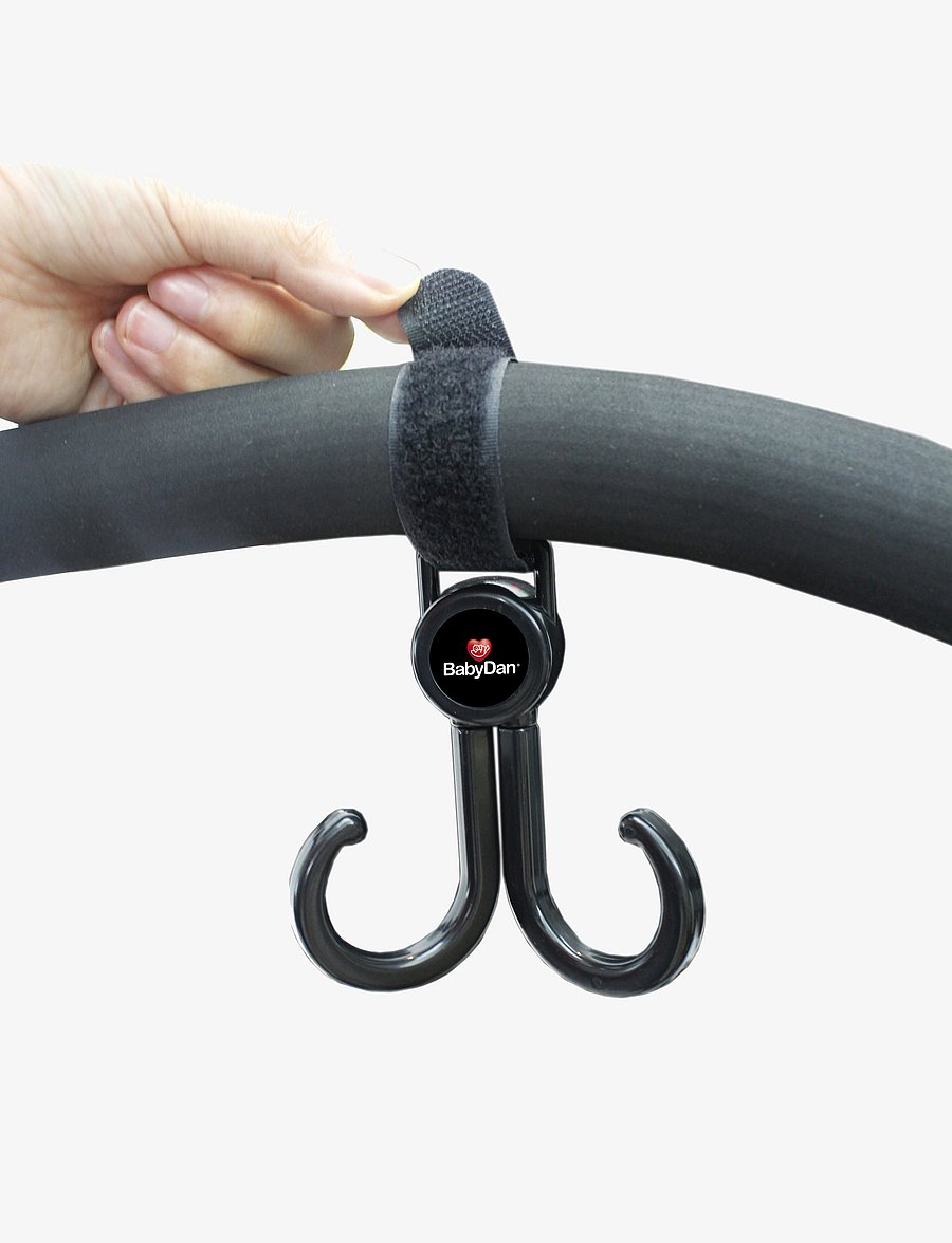 BabyDan - Double Hook for Stoller by BabyDan - kinderwagen-accessoires - black - 2