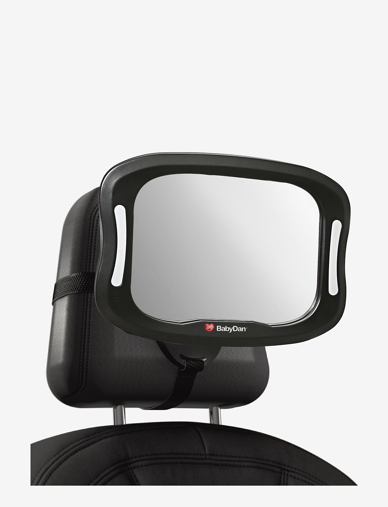 BabyDan - Car Seat Mirror with LED light by Babydan - traveling with baby - black - 2