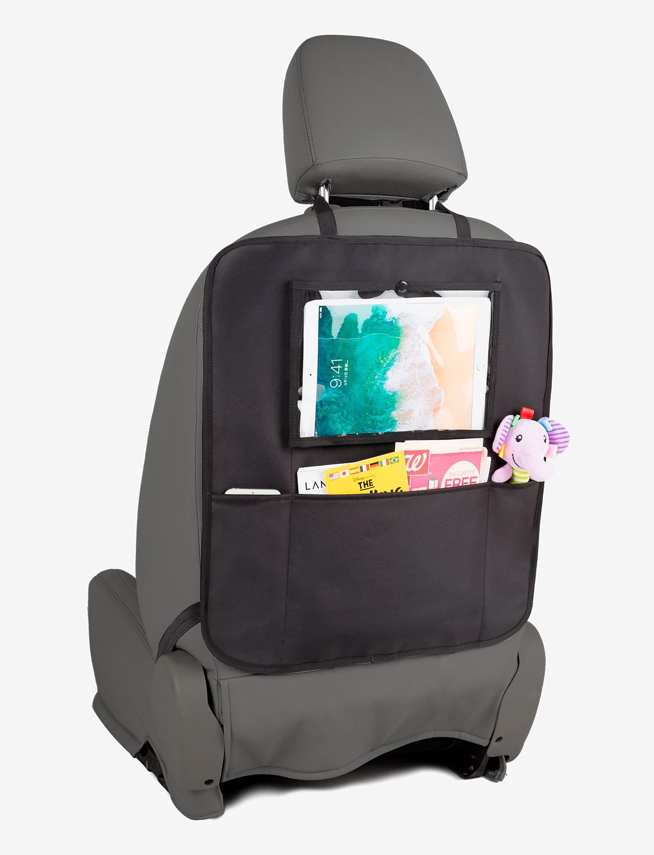 BabyDan - 3 in 1 Car Seat Protector By BabyDan - rejser med baby - black - 4