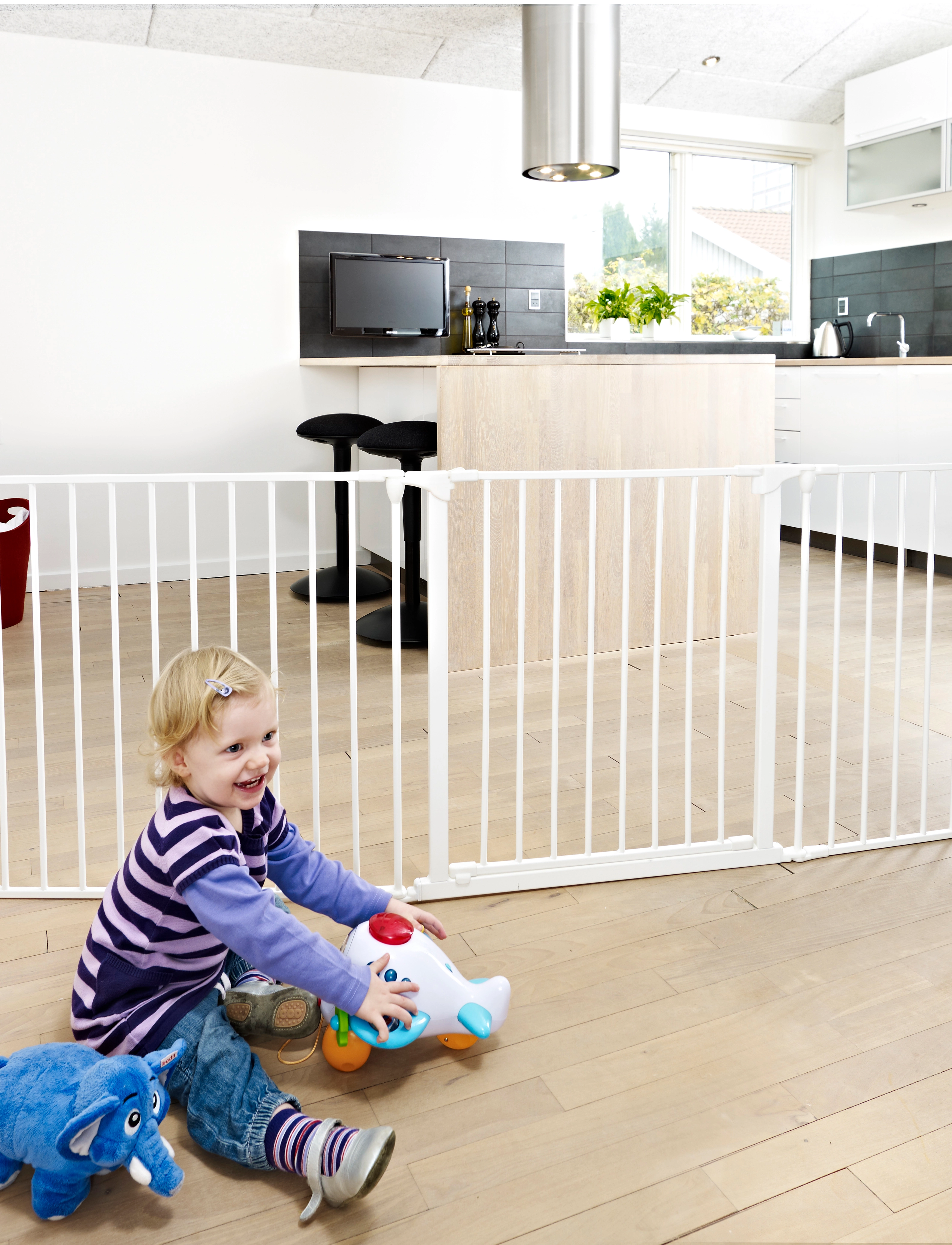BabyDan - BabyDan Flex L, White - portes de sécurité - white - 4