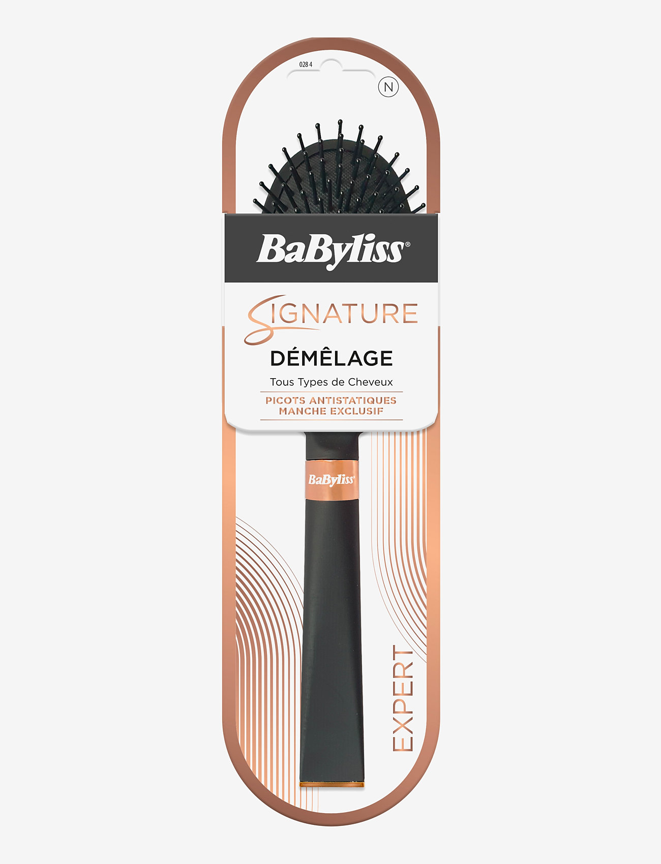Babyliss Paris - Signature paddle brush - paddelborste - clear - 0