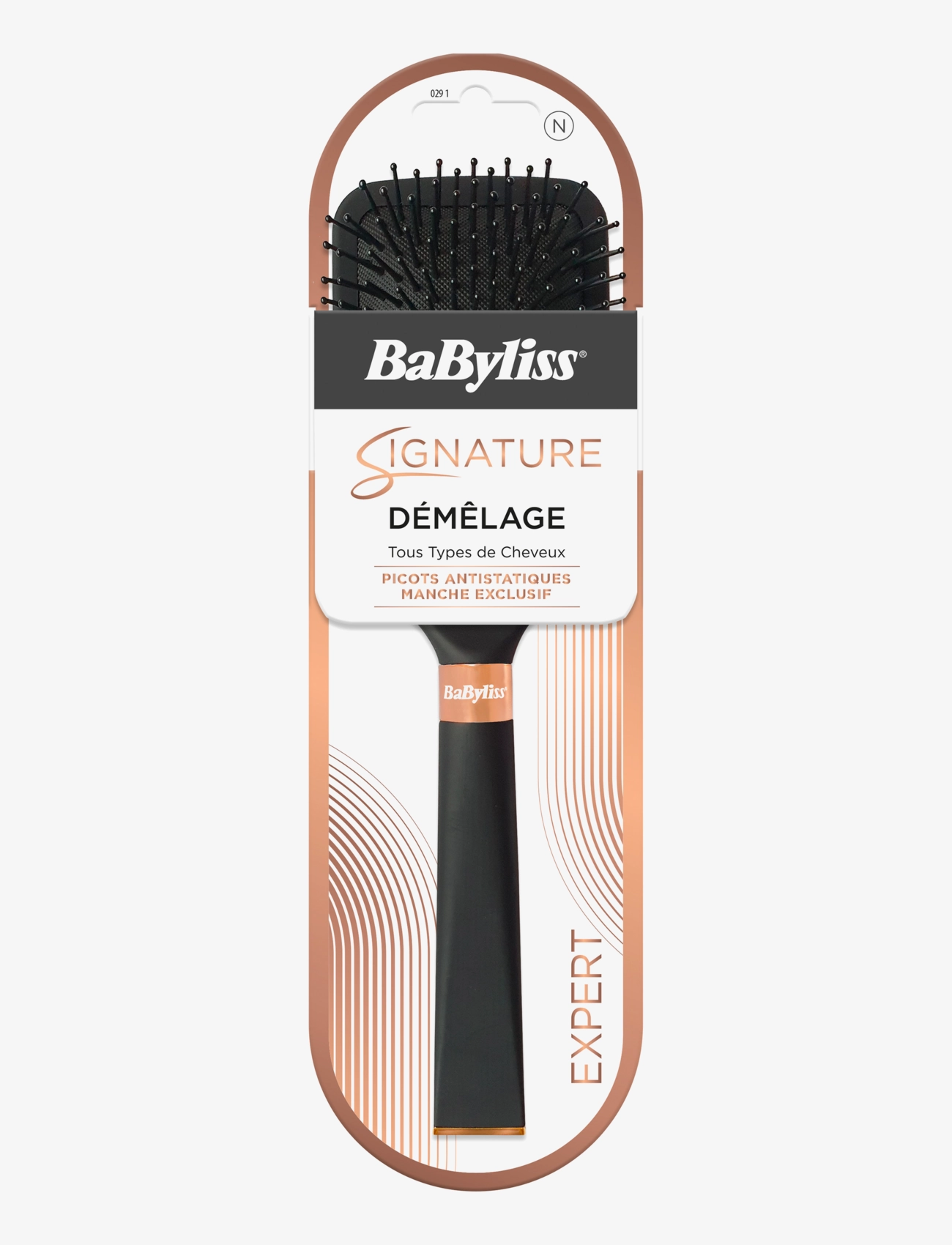 Babyliss Paris Signature Cushion Large Brush, Padlebørste, Nude, Str: 1 pcs