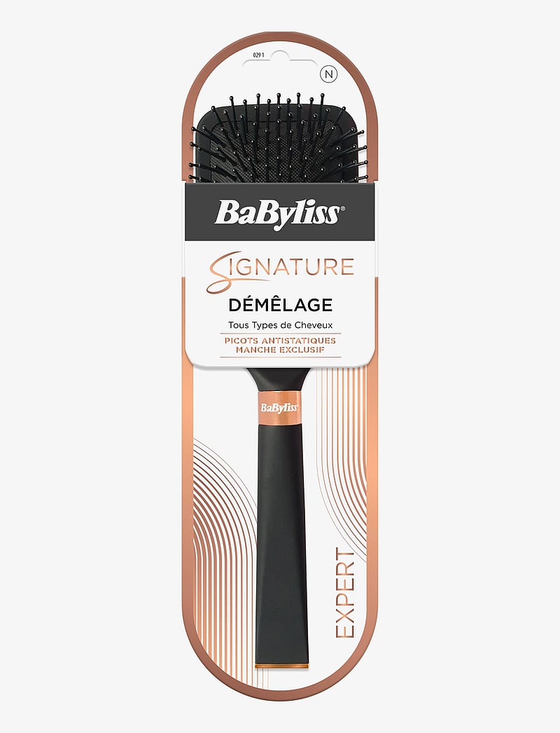 Babyliss Paris - Signature cushion large brush - paddle harjad - clear - 0
