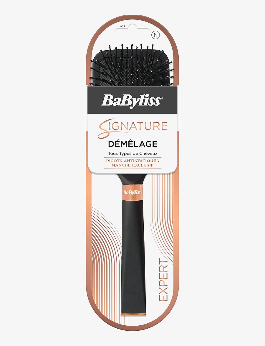 Babyliss Paris - Signature cushion large brush - paddle harjad - clear - 0