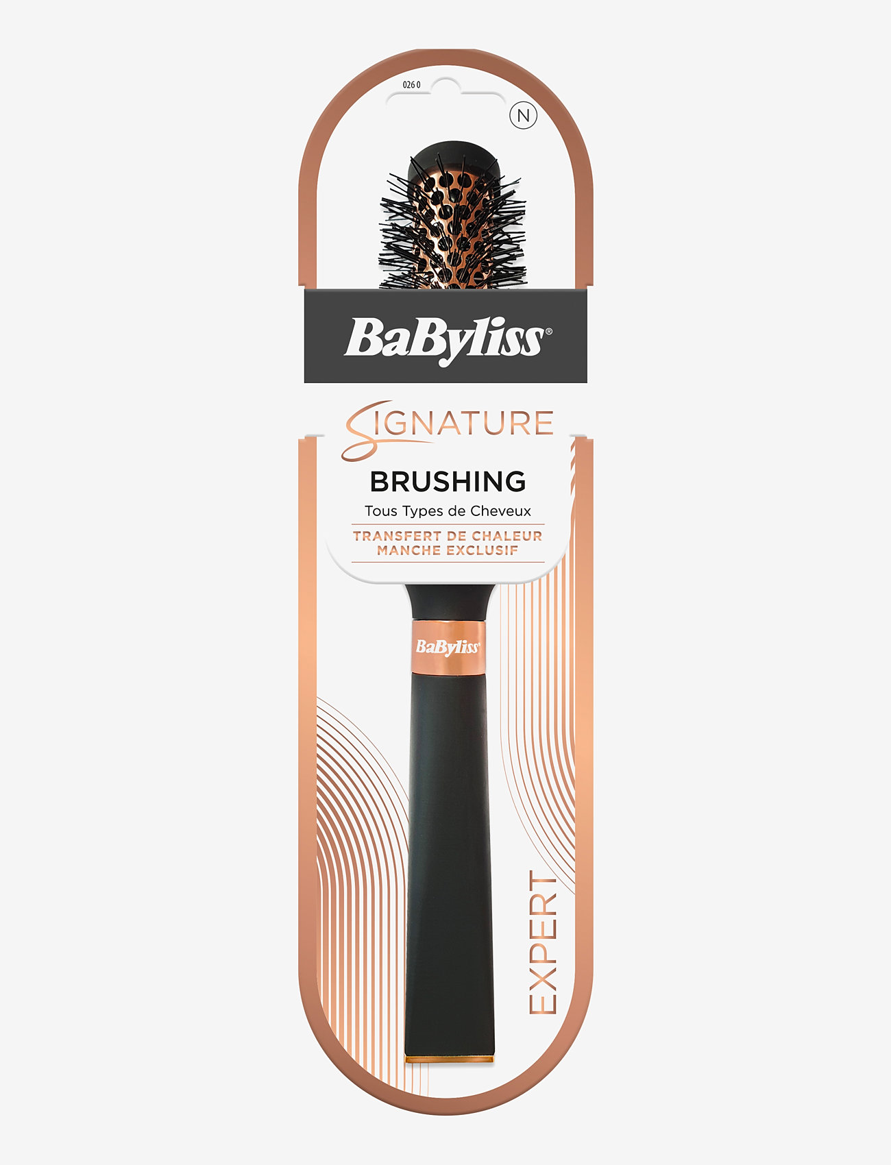 Babyliss Paris - Signature styling brush 24 mm - rundborste - clear - 0