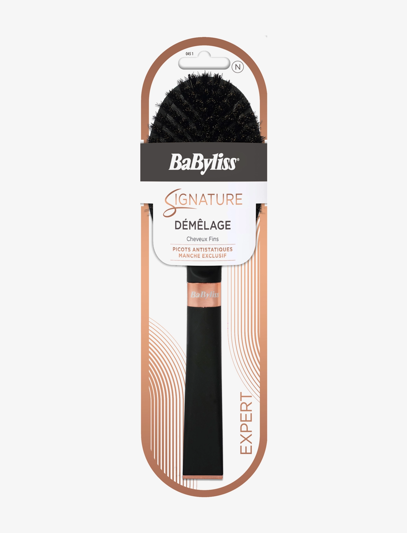 Babyliss Paris Signature Paddelborste Vildsvin, One Size, Black, Hårbørster & Kamme > Paddelbørste, Dame