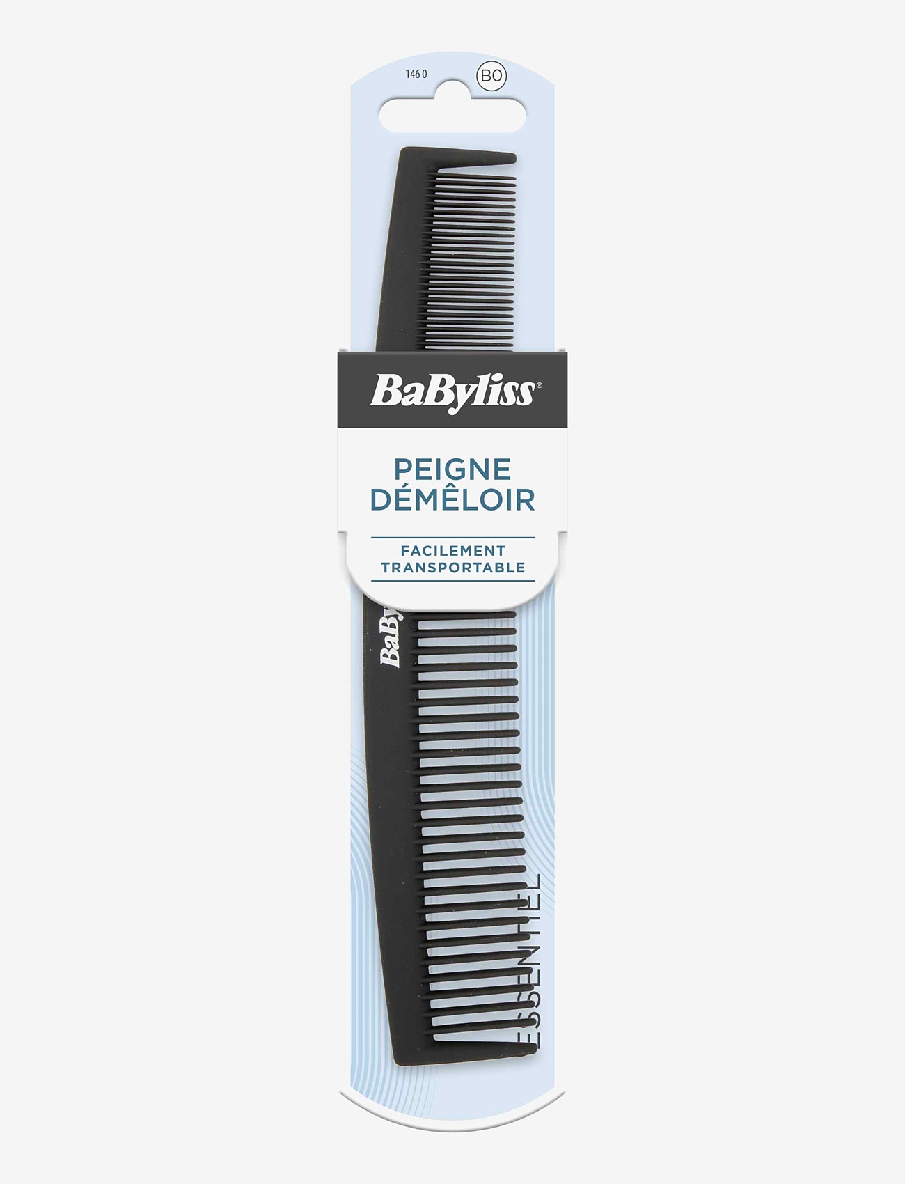 Babyliss Paris - Hairdresser comb in velvet touch - kammid - clear - 0