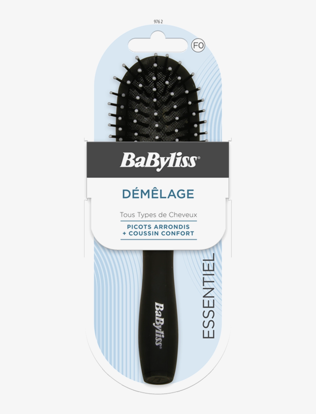 Babyliss Paris Paddle Brush Midi Black, 1 pcs, Nude, Hårbørster & Kamme > Paddelbørste, Dame