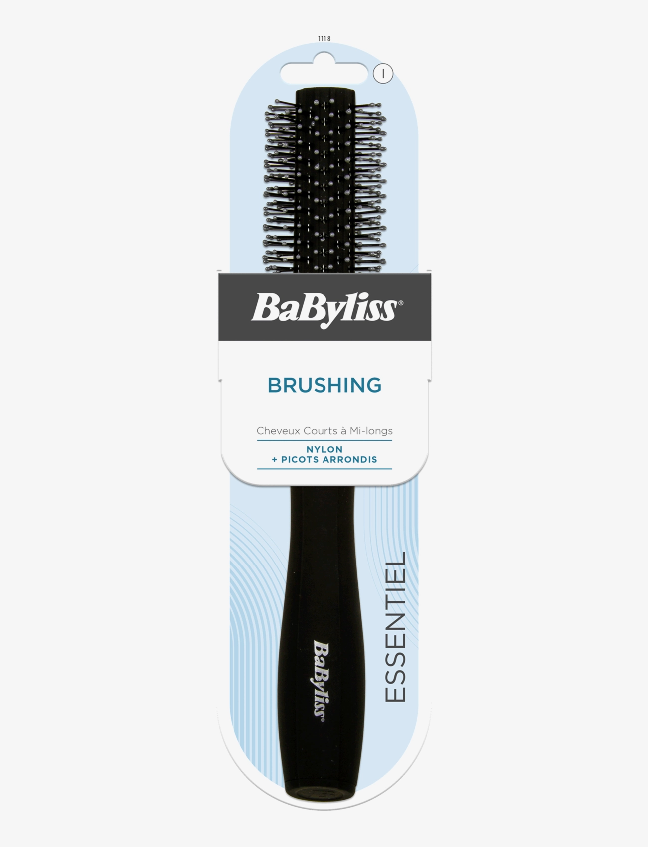 Babyliss Paris Round Styling Brush Black, Rund børste, Nude, Str: 1 pcs