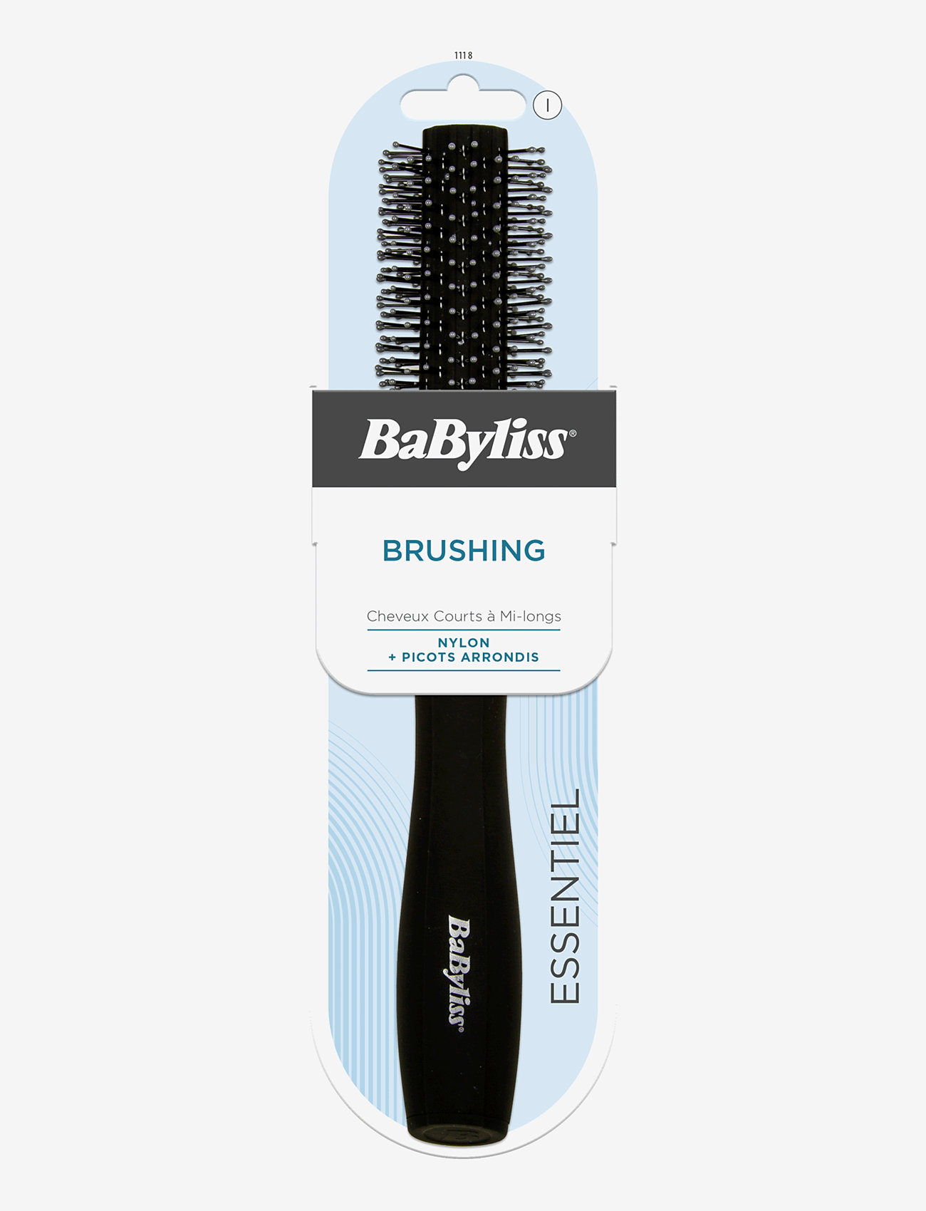 Babyliss Paris - Round Styling Brush Black - Ümmargused harjad - clear - 0