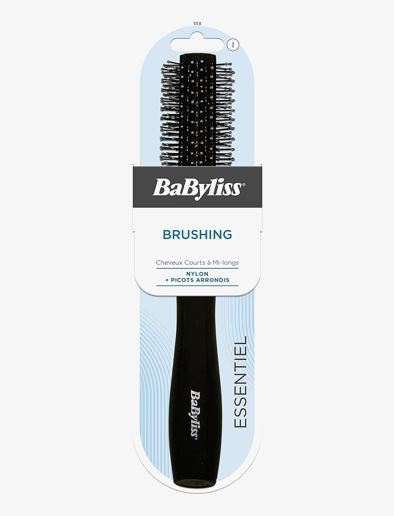 Babyliss Paris - Round Styling Brush Black - Ümmargused harjad - clear - 0