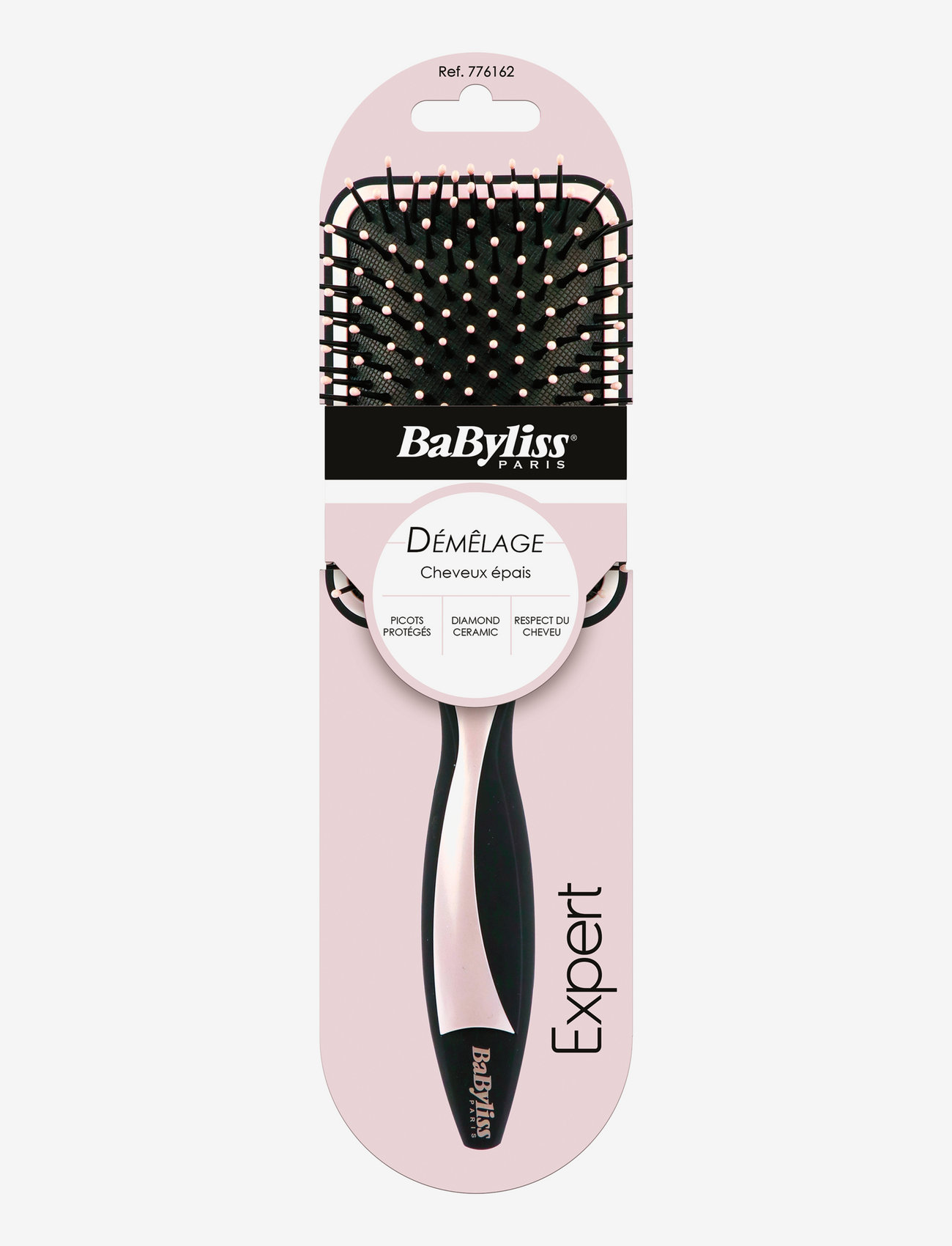 Babyliss Paris - Large cushion brush - paddle brush - clear - 0