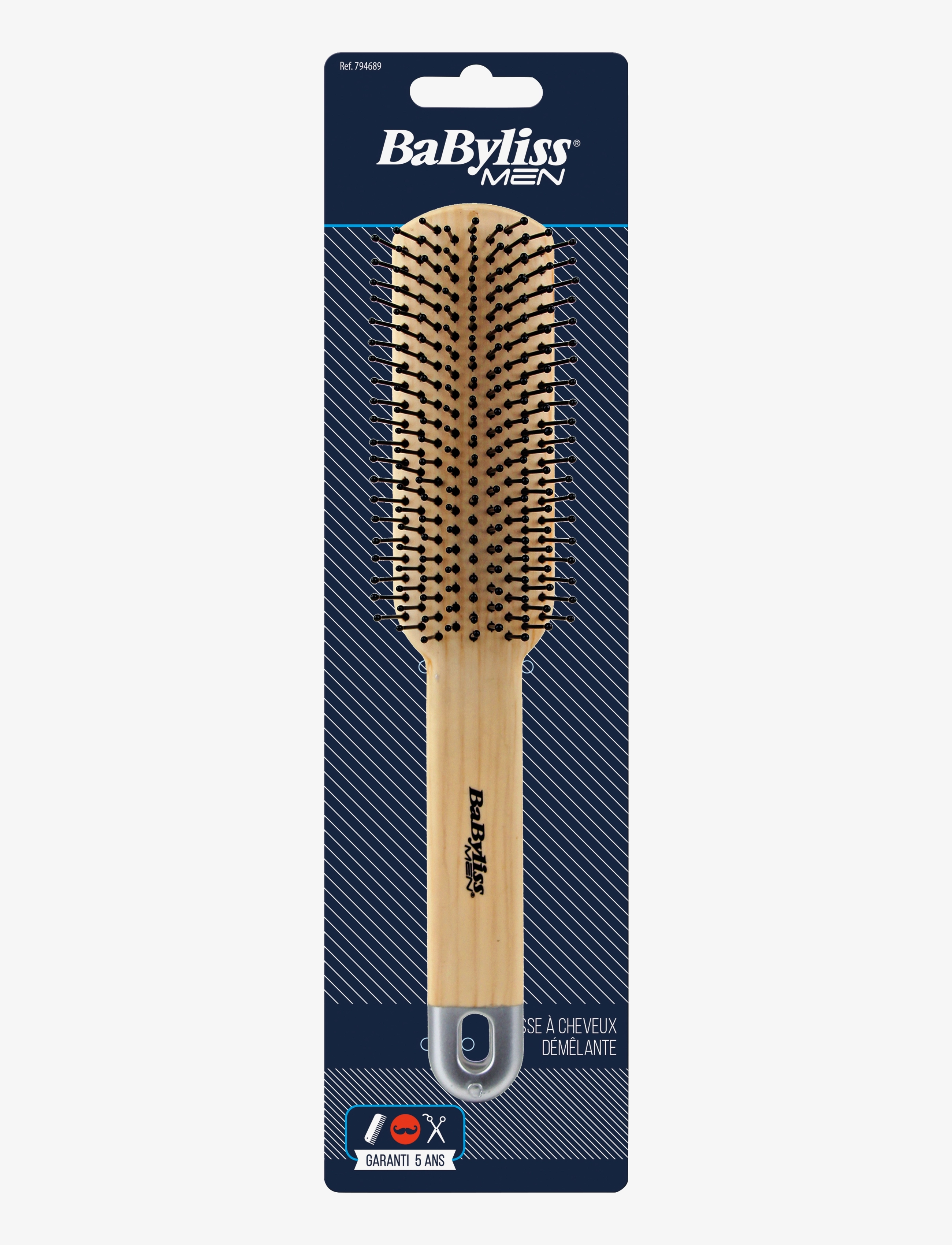 Babyliss Paris Hair Brush Men, One Size, Beige, Styling > Kamme Og Børster, Herre